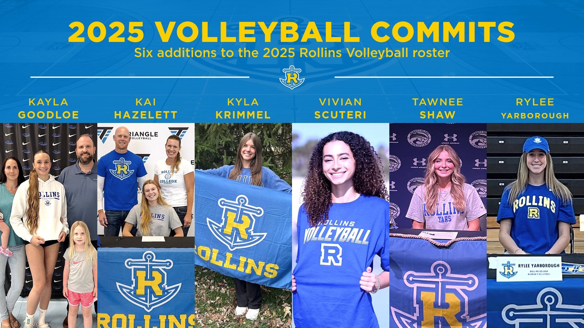 Rollins Volleyball Two New Additions to 2025 Class Rollins