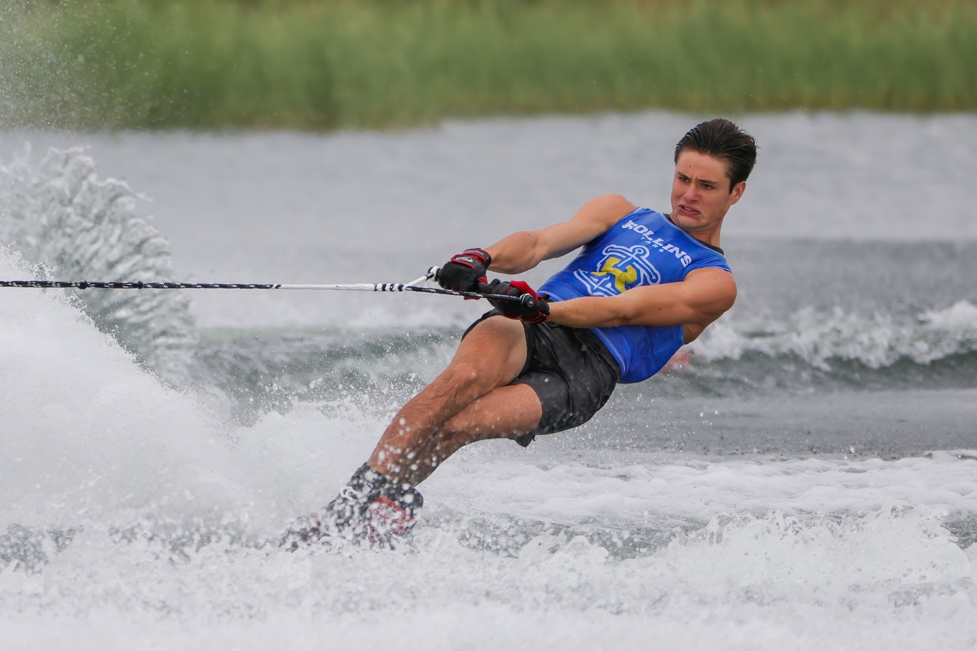 Sep 14, 2024; Groveland, FL, USA; Rollins waterski host the FSC Showdown Jack Travers Ski School. Mandatory Credit: Mike Watters-Rollins College Sports