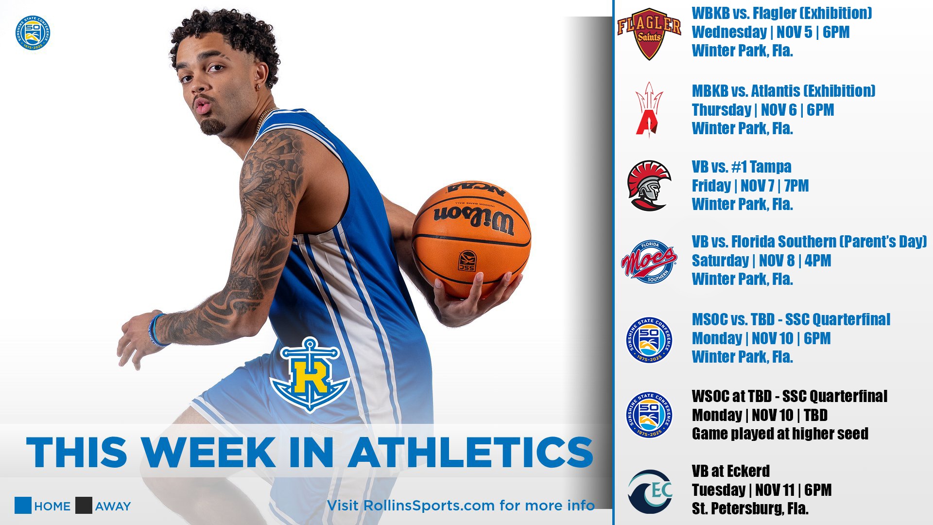 This week in athletics November 5