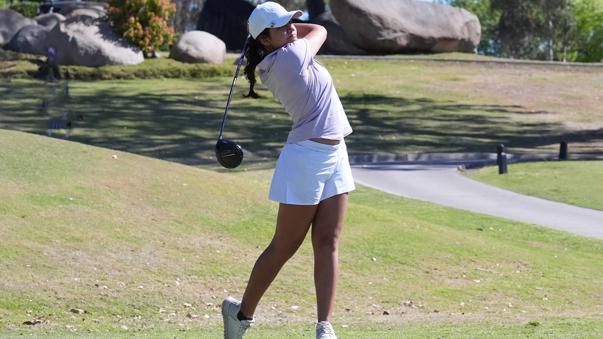 WGOLF Alisha Rametra Teeing Off