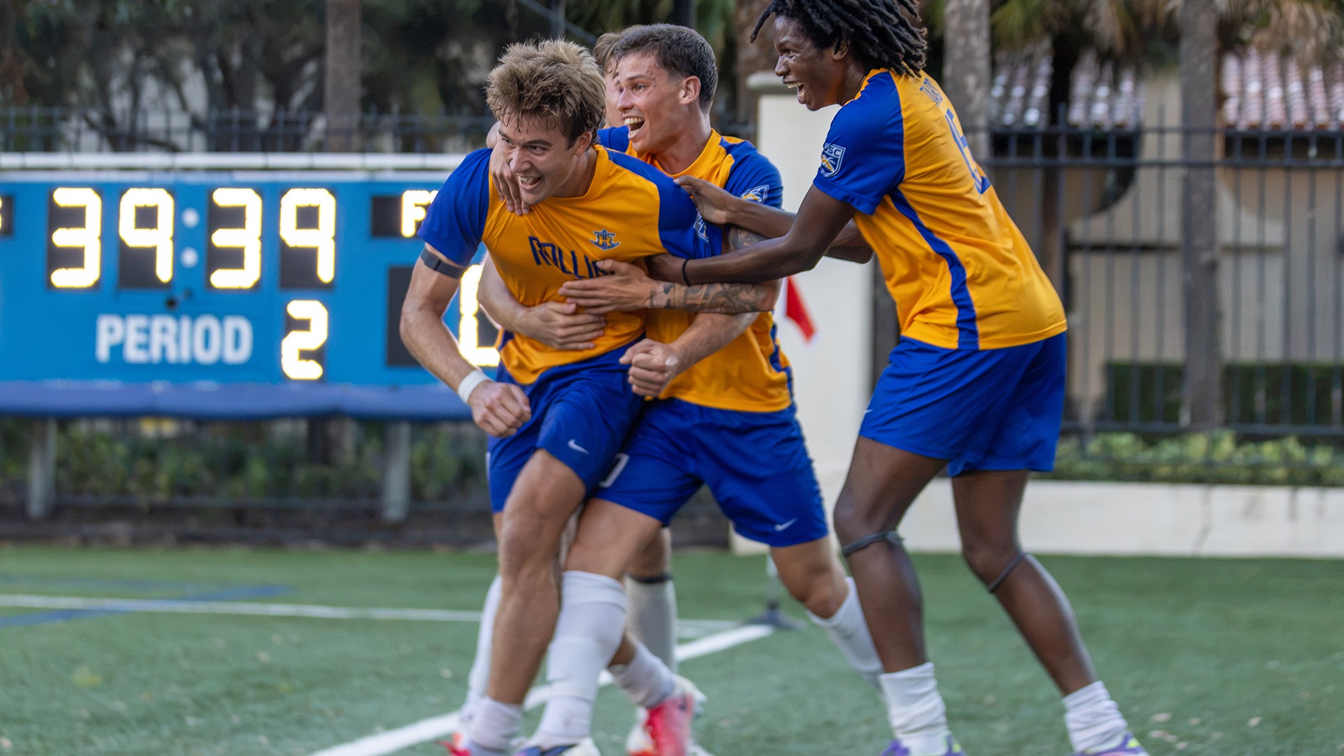 MSOC goal celebration