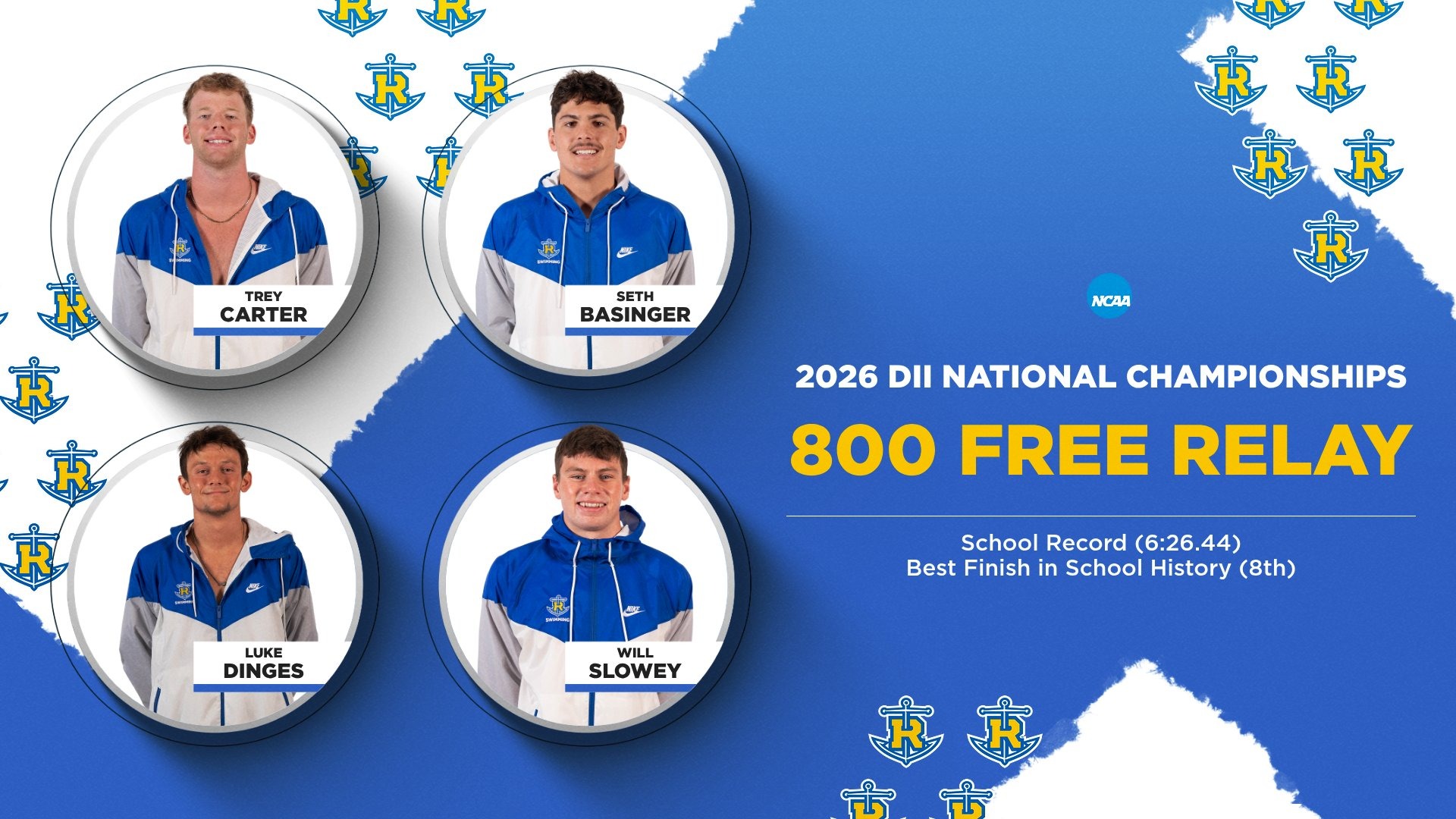 Men's 800 Free Relay NCAAs