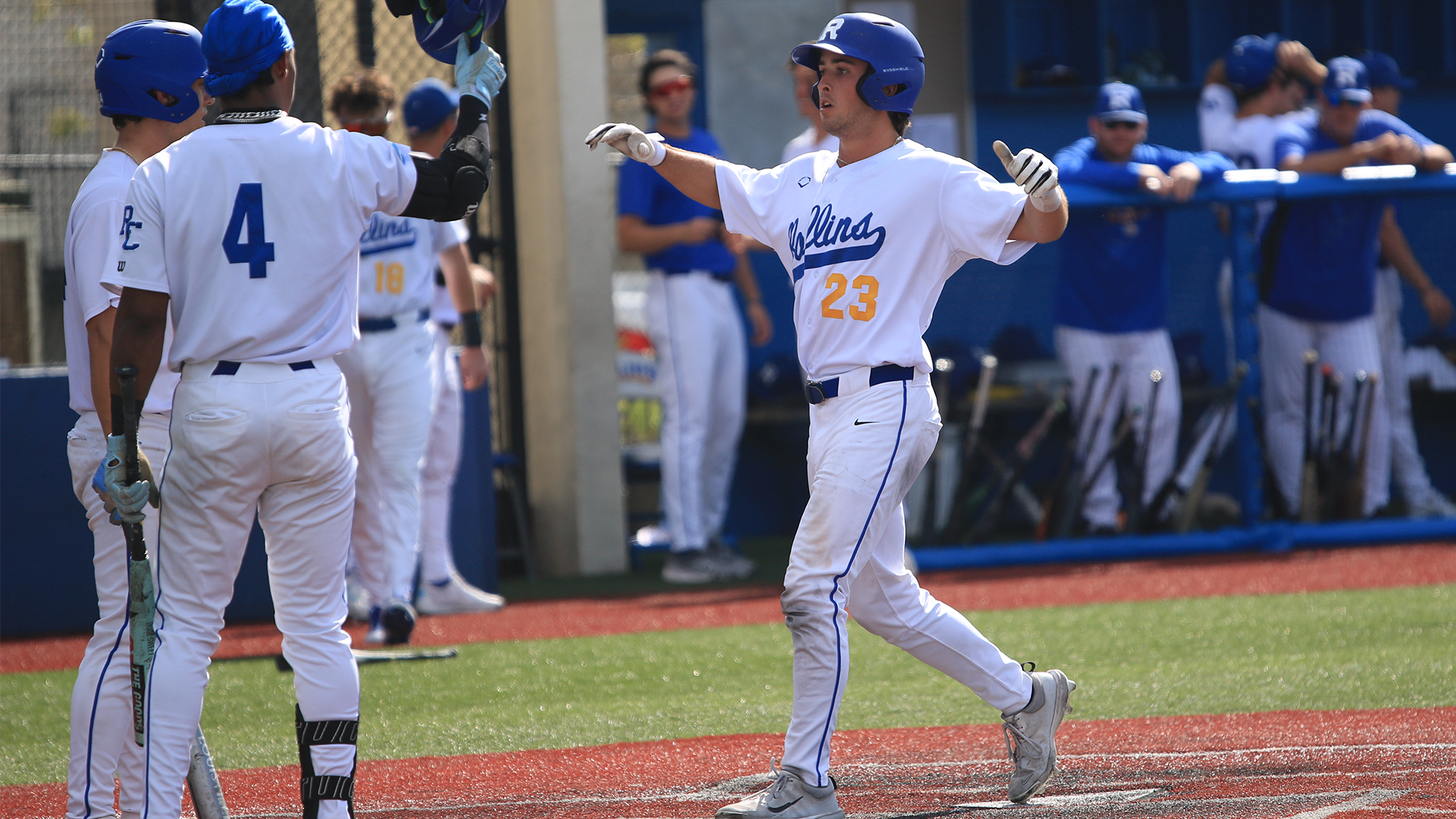 BASE Joey Rubin home run celebration
