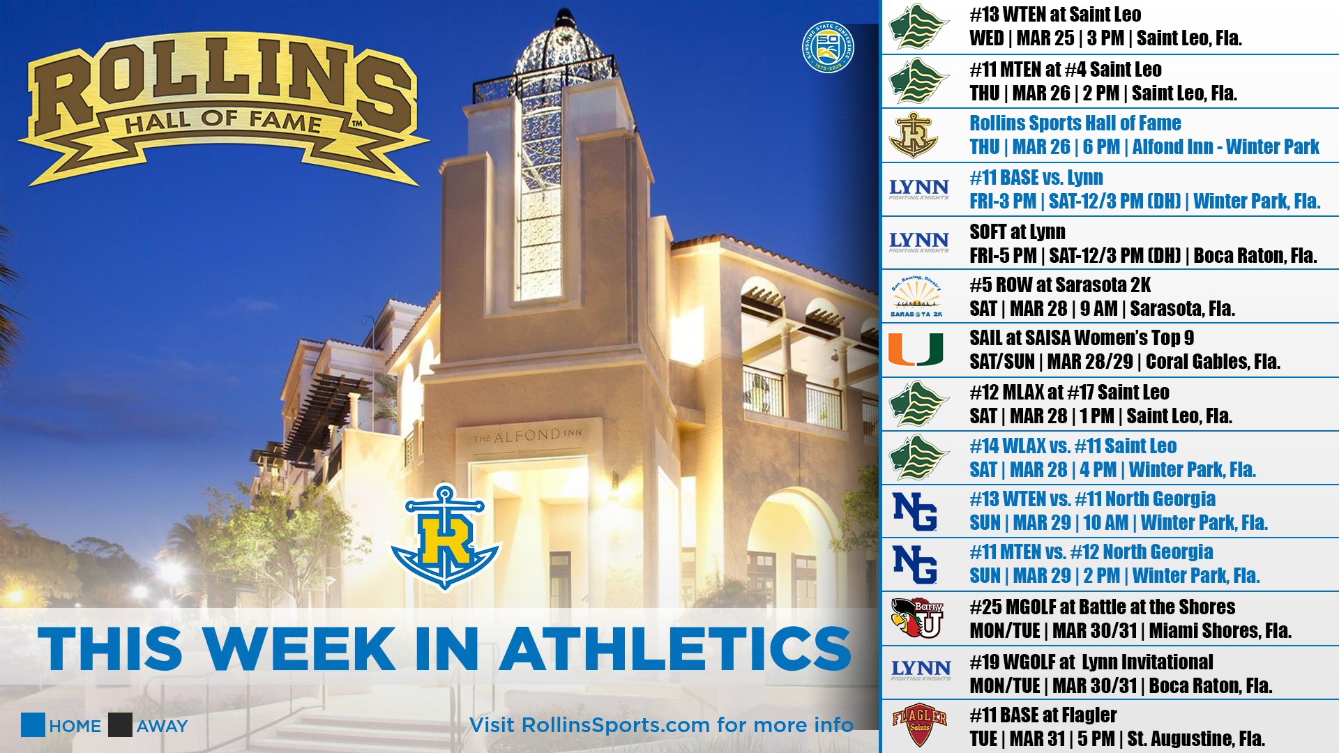 This Week in Athletics March 25