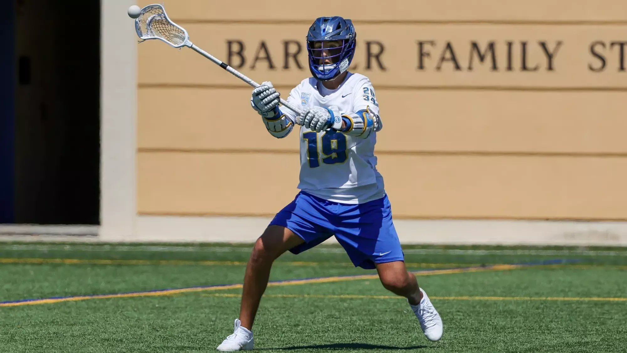 Mar 21, 2026; Winter Park, FL, USA; Rollins men's lacrosse during a game against Lynn at the Rollins Cahall-Sandspur Field. Mandatory Credit: Mike Watters-Rollins College Sports