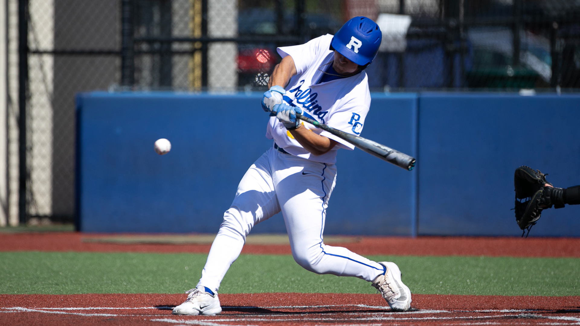 BASE Collin Hughes swinging