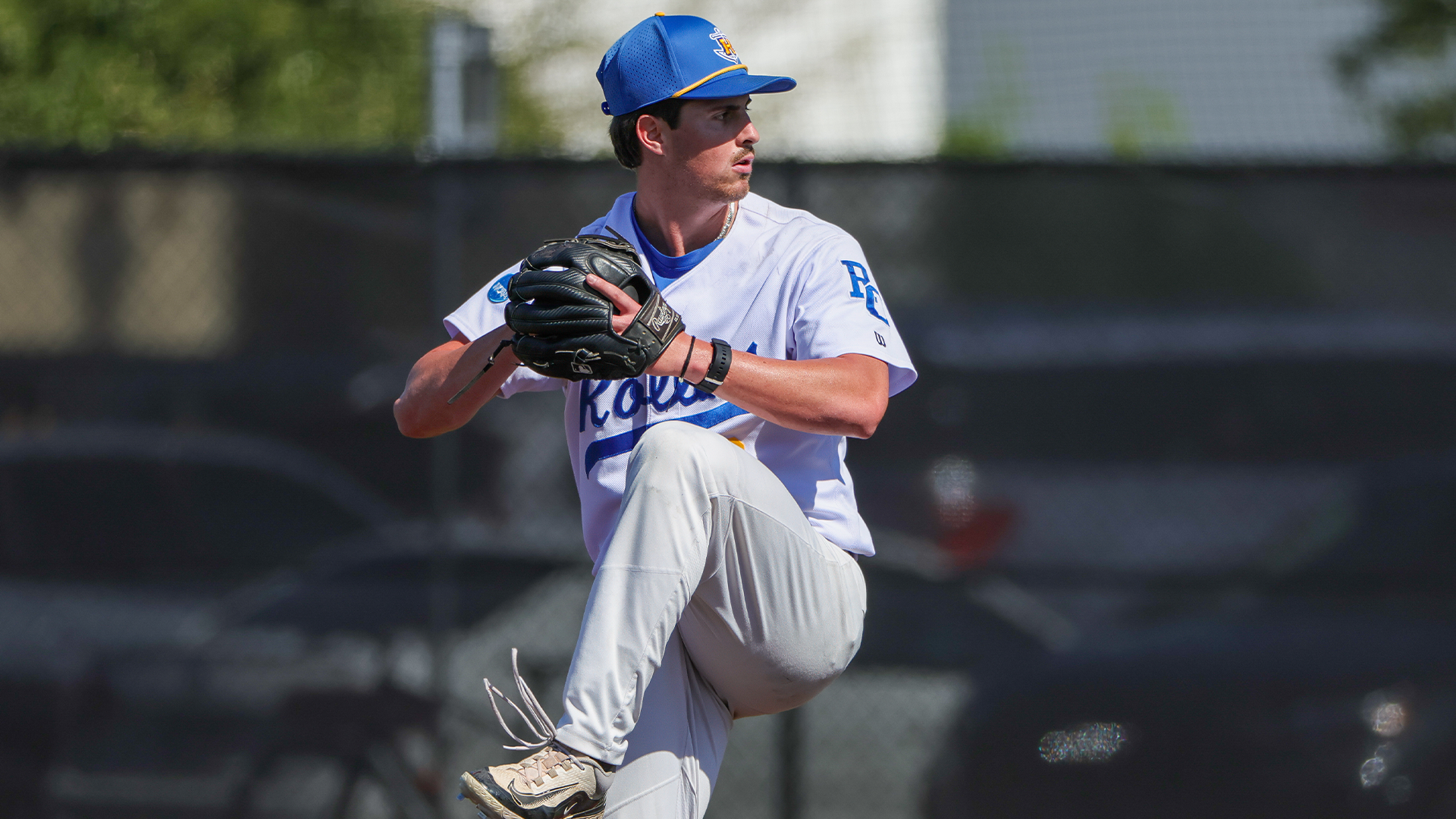 BASE Brett Dennis pitching