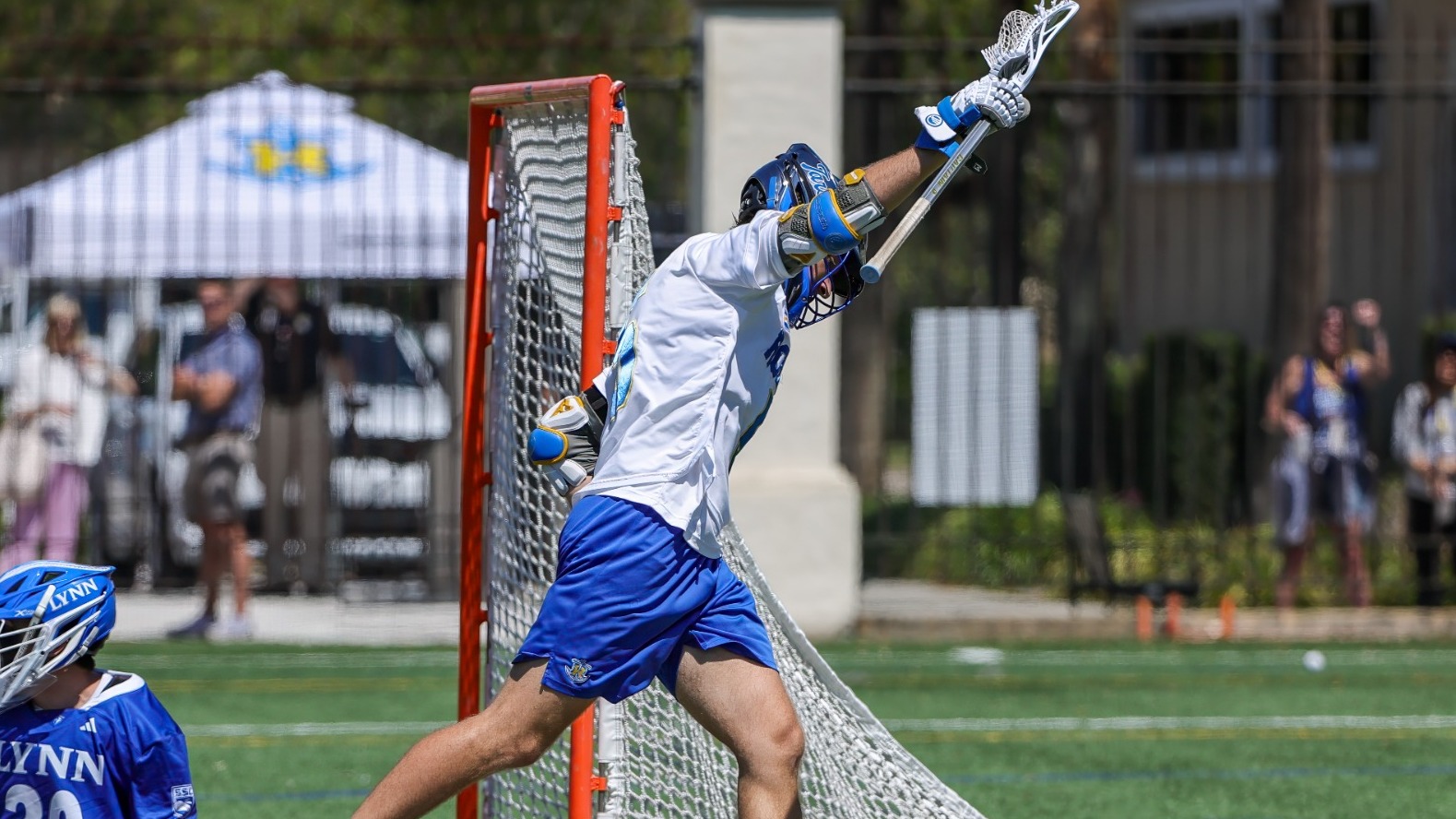 Mar 21, 2026; Winter Park, FL, USA; Rollins men's lacrosse during a game against Lynn at the Rollins Cahall-Sandspur Field. Mandatory Credit: Mike Watters-Rollins College Sports