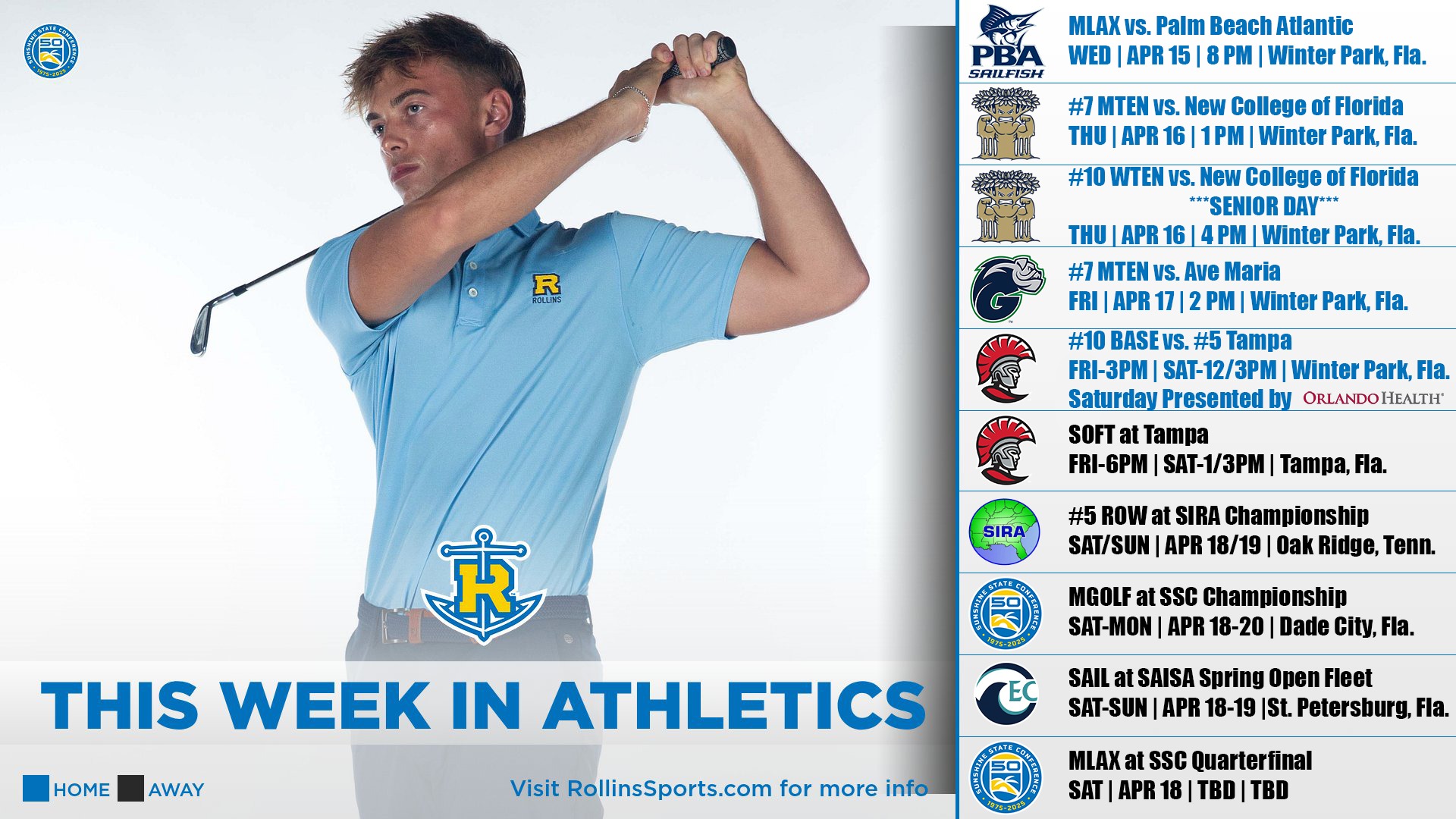 This week in athletics april 15