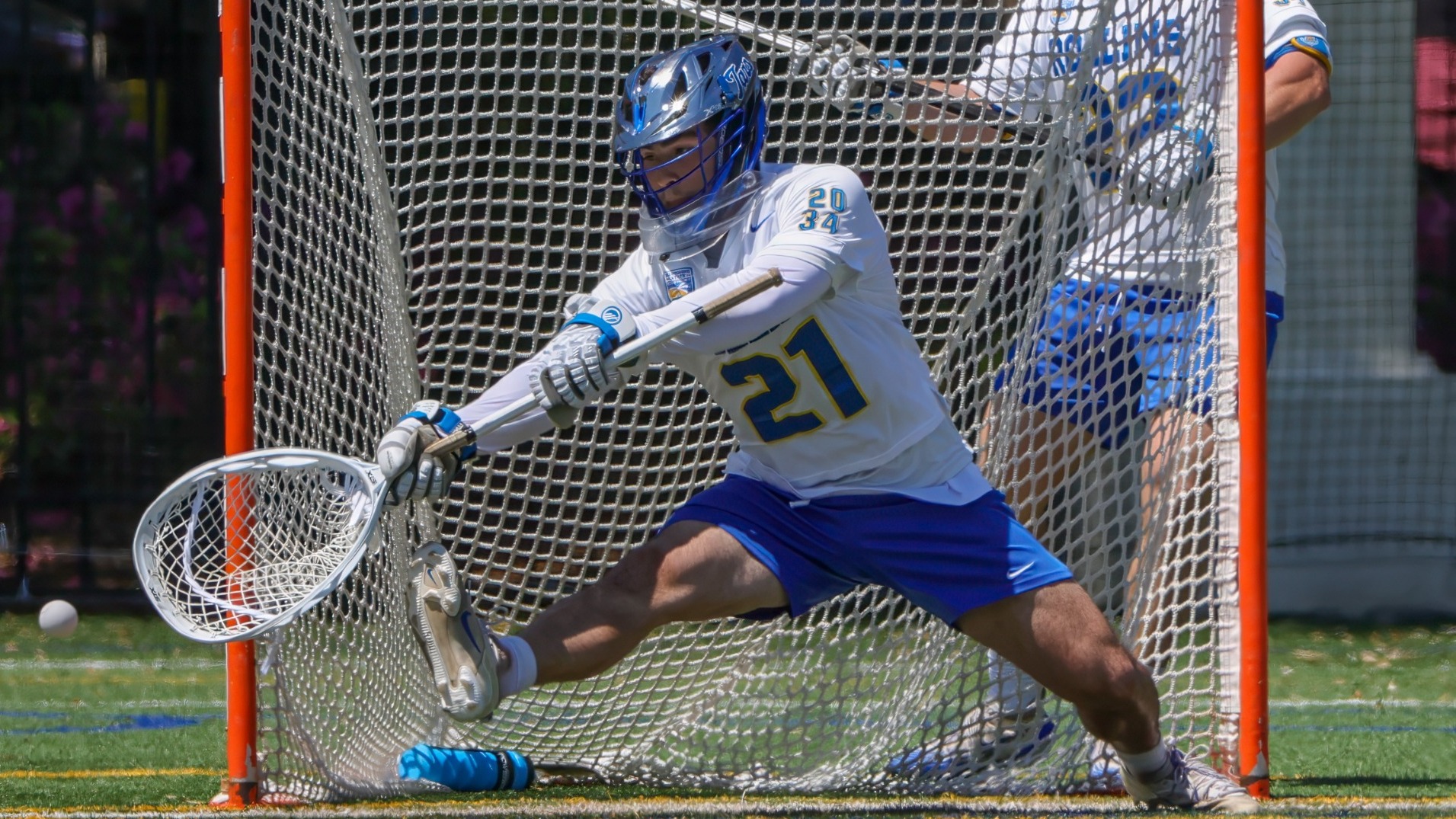 Mar 21, 2026; Winter Park, FL, USA; Rollins men's lacrosse during a game against Lynn at the Rollins Cahall-Sandspur Field. Mandatory Credit: Mike Watters-Rollins College Sports