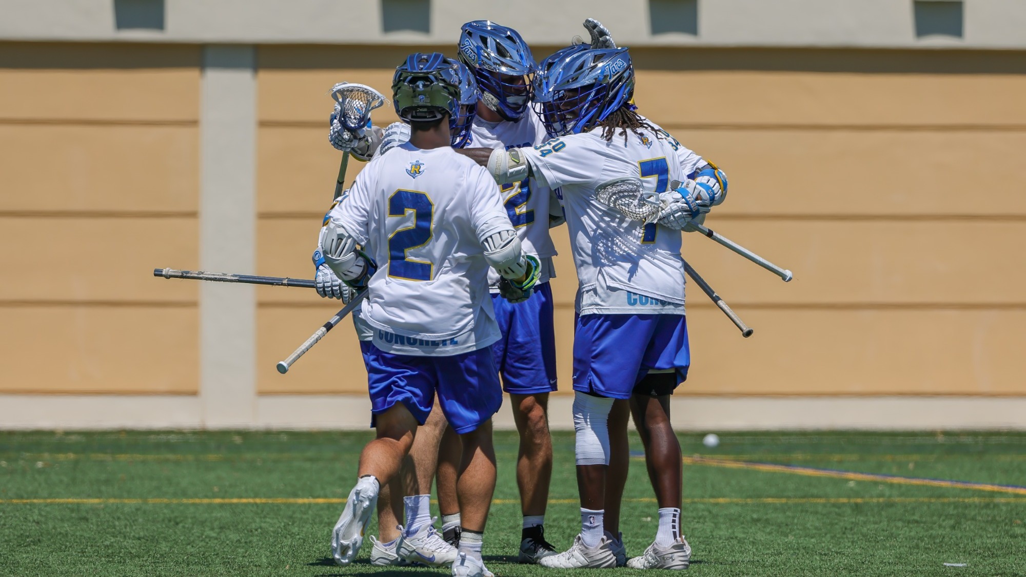 Mar 21, 2026; Winter Park, FL, USA; Rollins men's lacrosse during a game against Lynn at the Rollins Cahall-Sandspur Field. Mandatory Credit: Mike Watters-Rollins College Sports