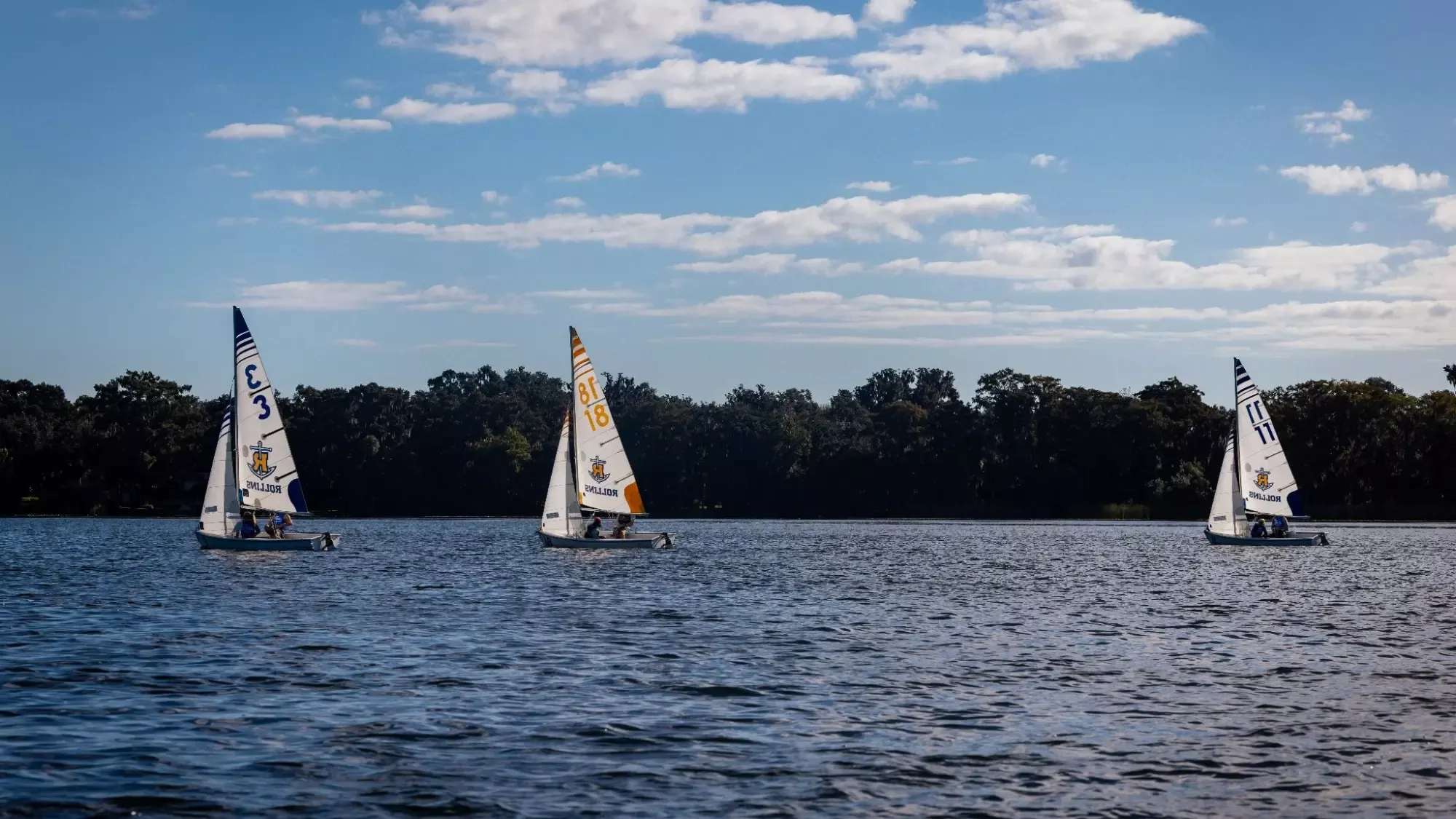 Sail Wide Shot on the Water