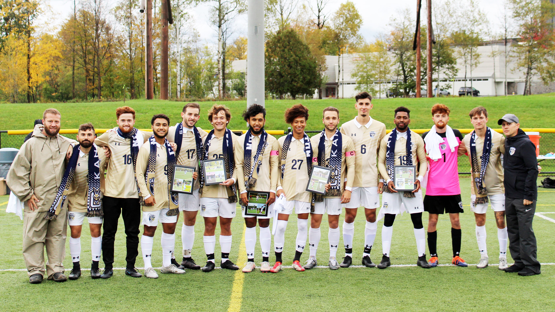 Men’s Soccer Sends 12 Seniors out with 20 Win v. Cazenovia on Senior