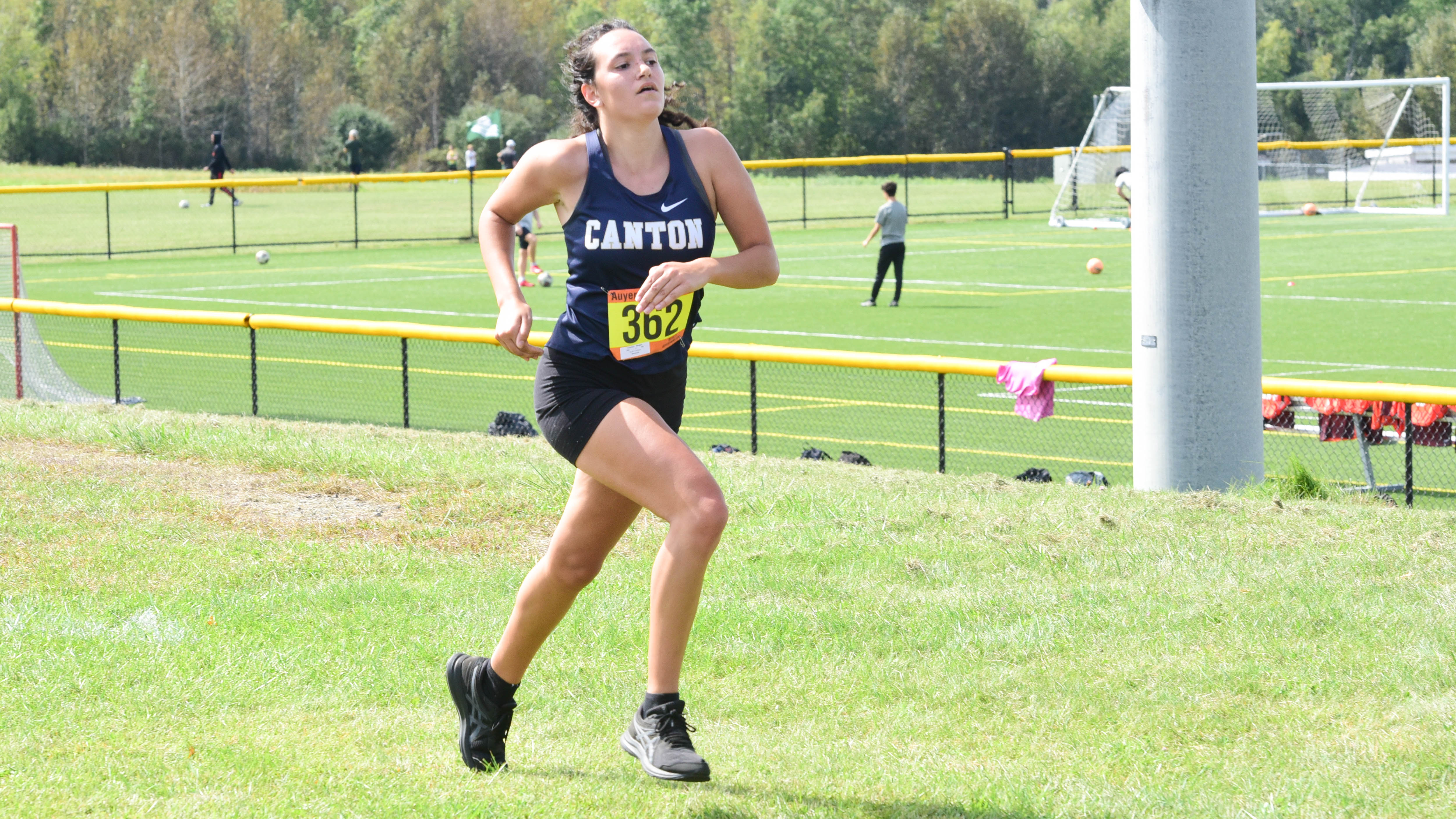 Views from the women's cross country team hosting the SUNY Canton Invitational on September 17, 2022. 