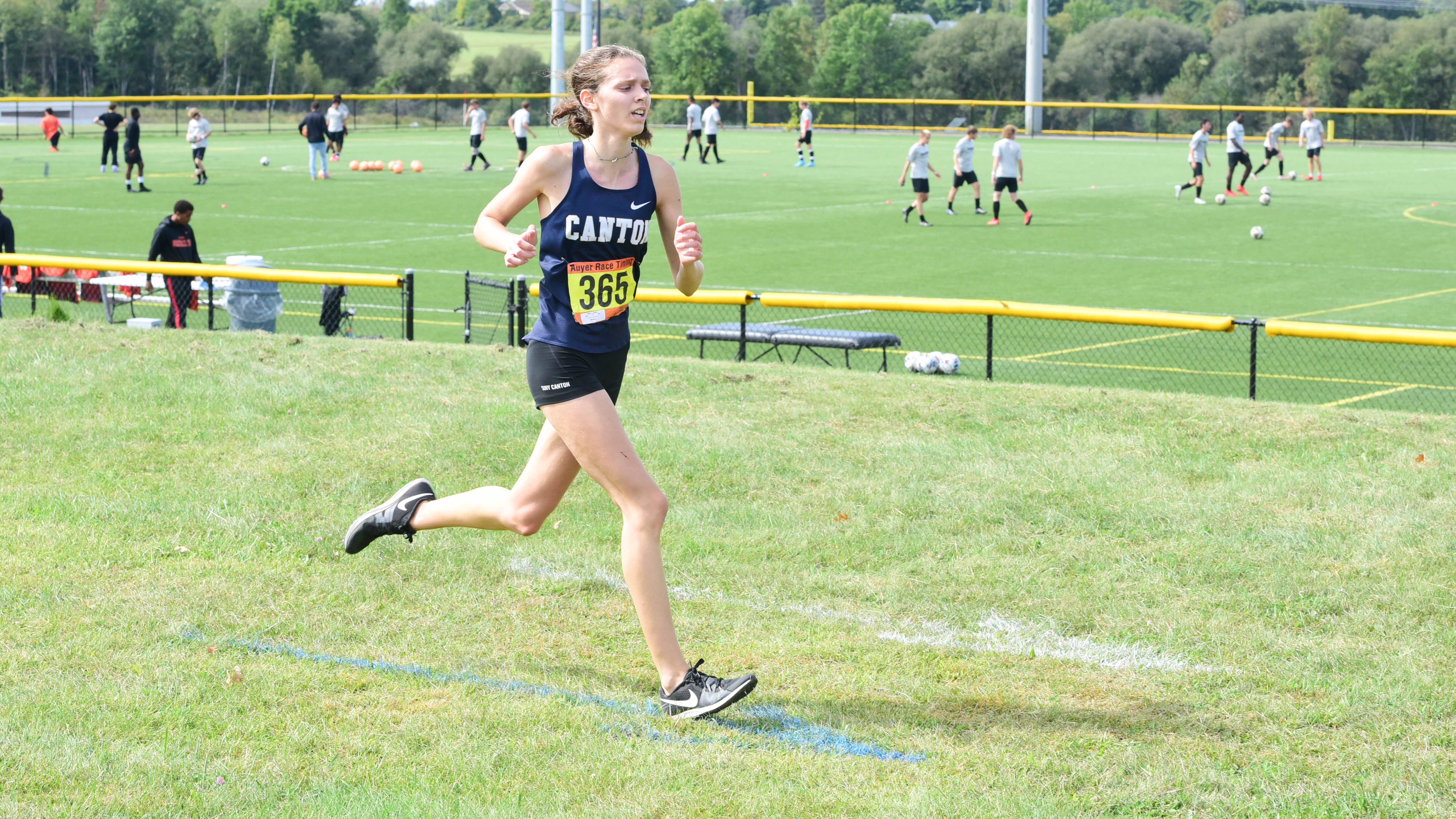 Views from the women's cross country team hosting the SUNY Canton Invitational on September 17, 2022. 