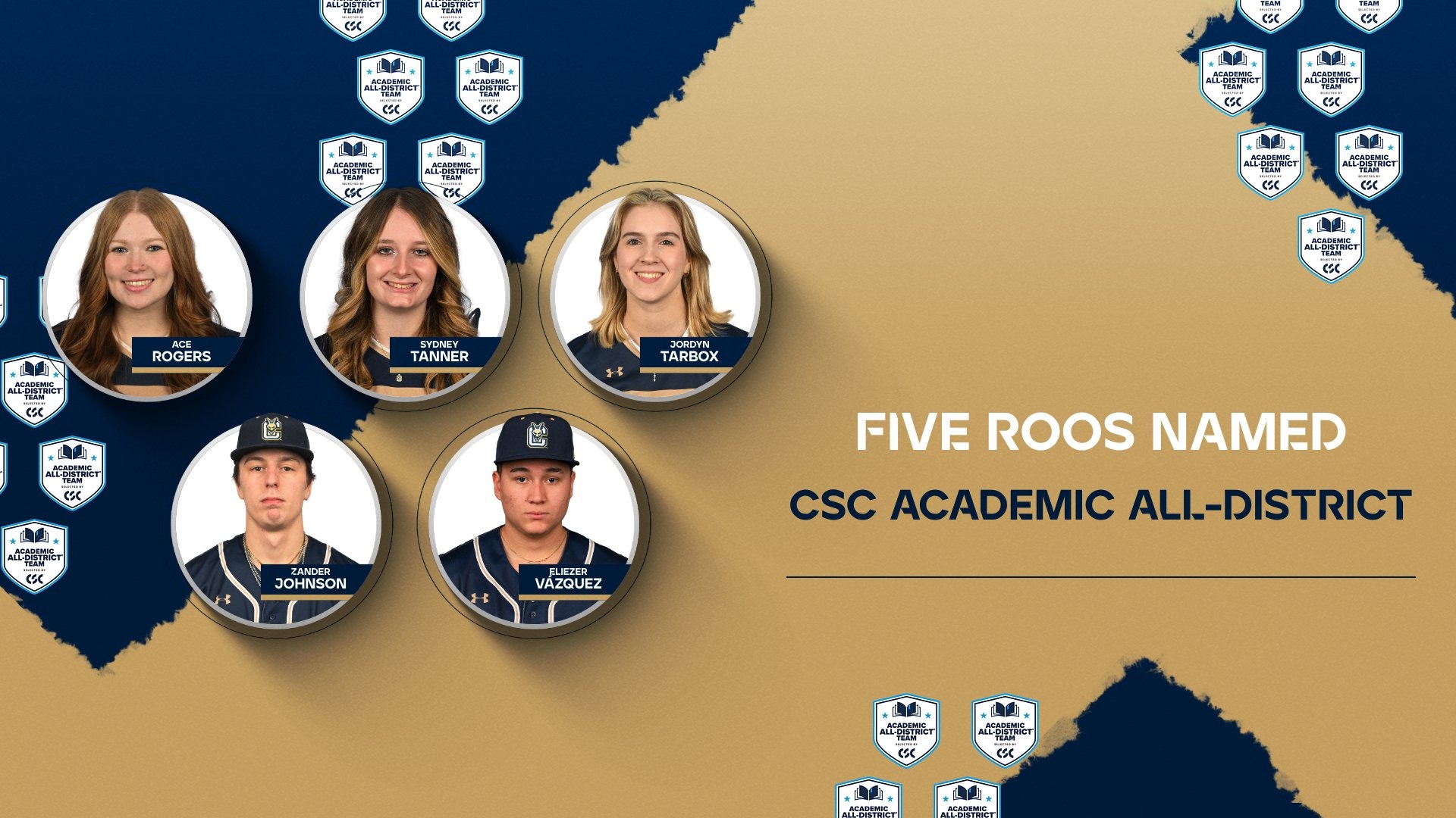 2026 Baseball Softball CSC Academic All District