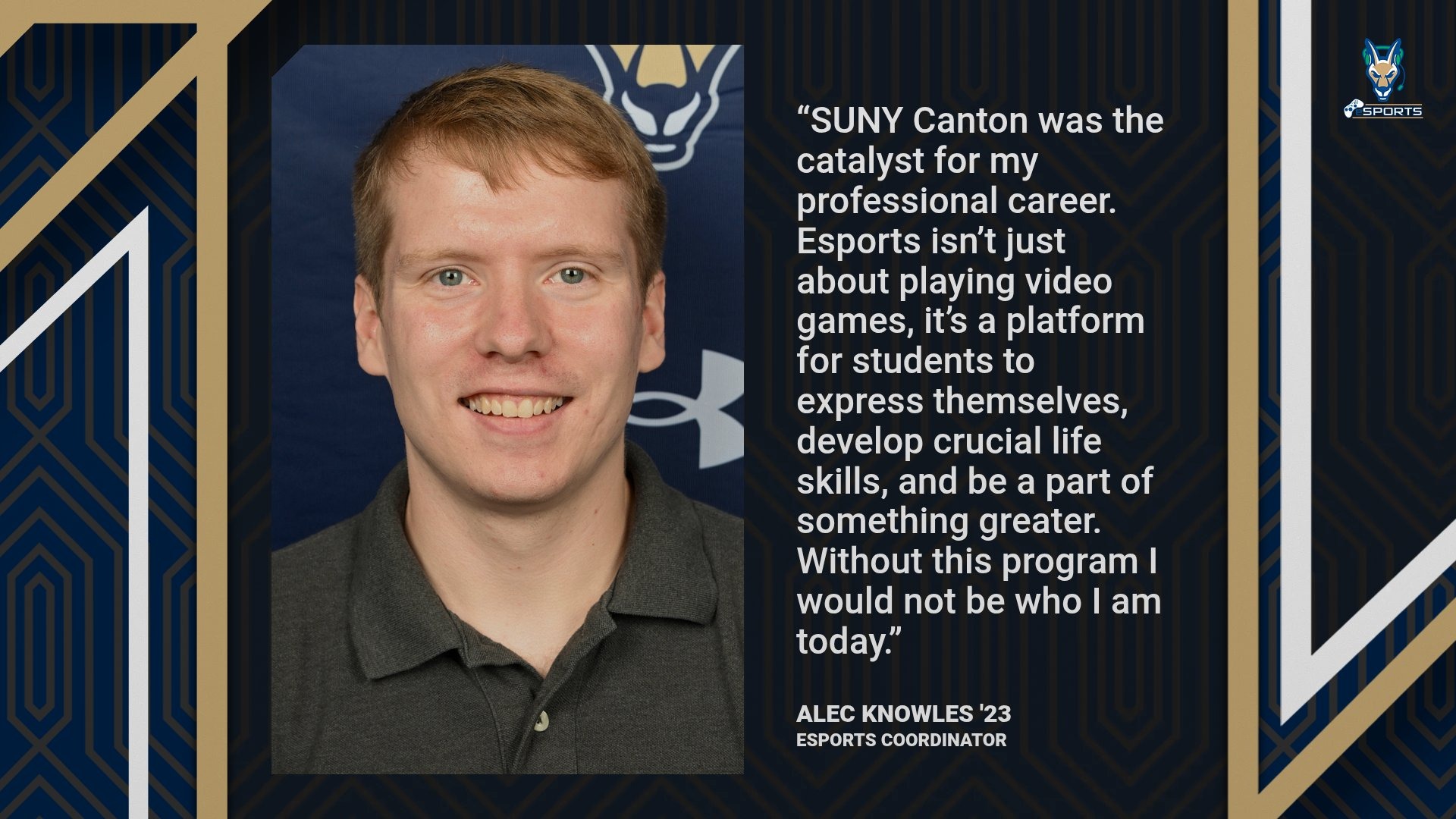 Alec Knowles Esports Coordinator
