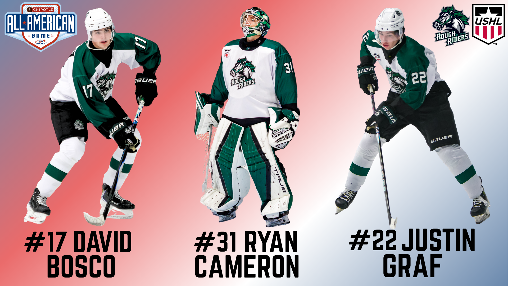 Bosco, Cameron & Graf 2026 Chipotle All-American Game