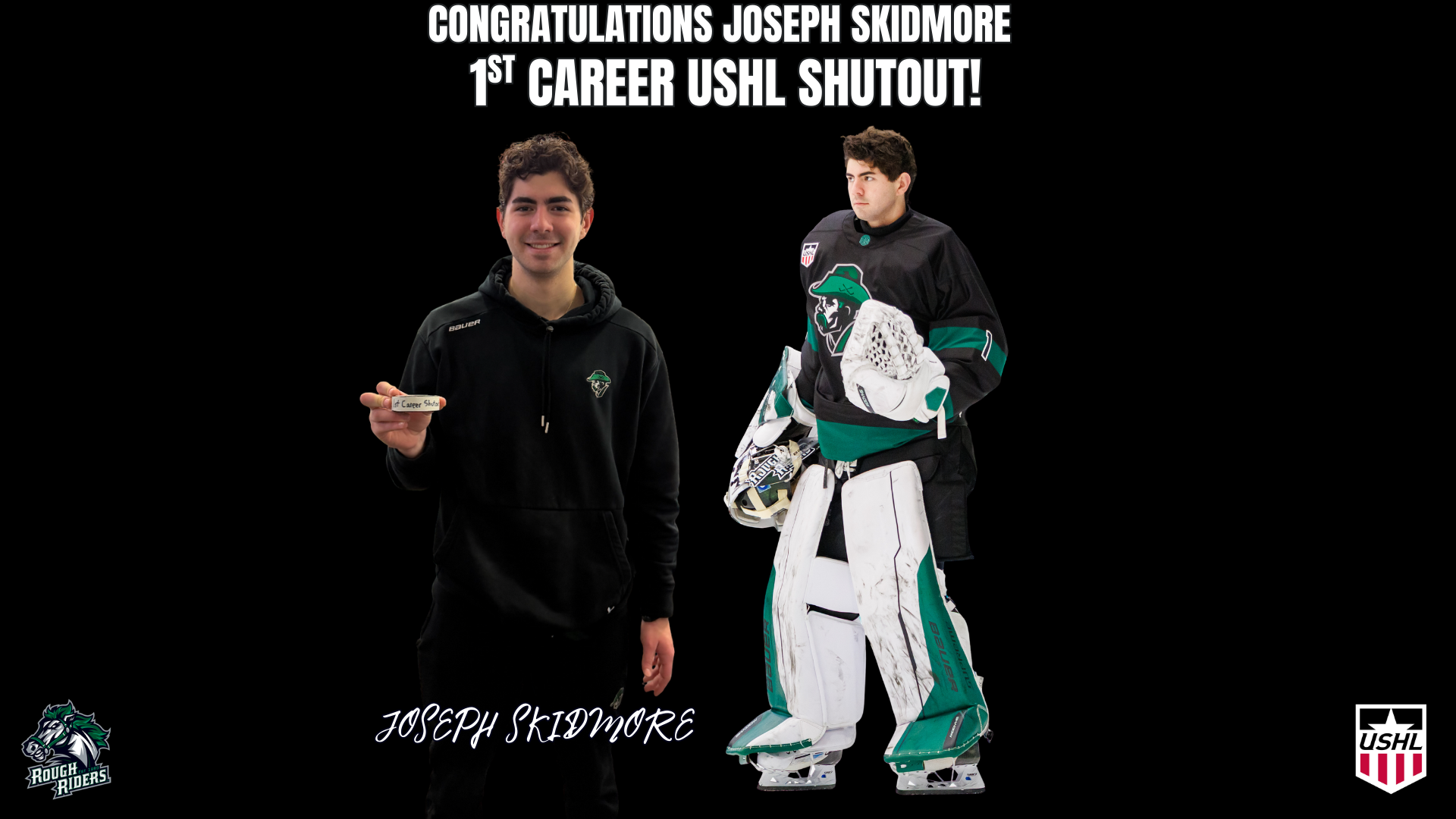 Skidmore - 1st USHL Shutout