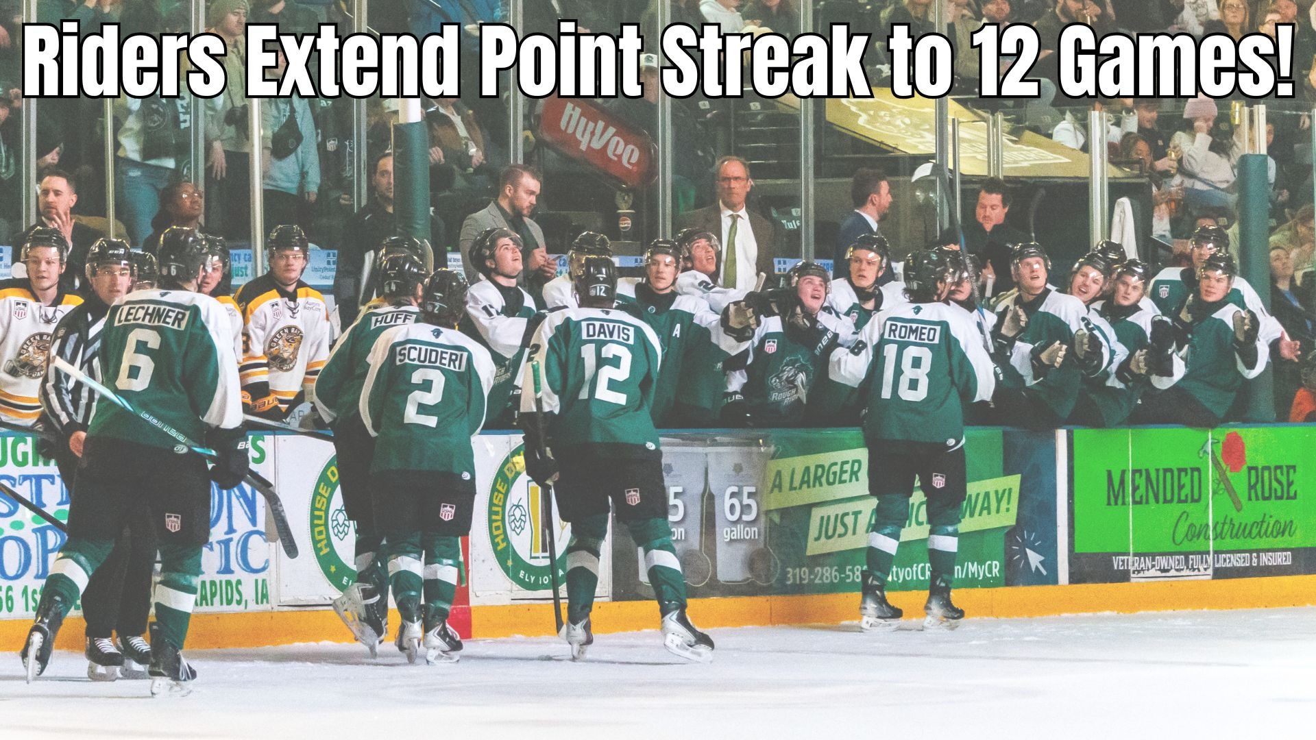Extend point streak to 12 games - 3/19/26