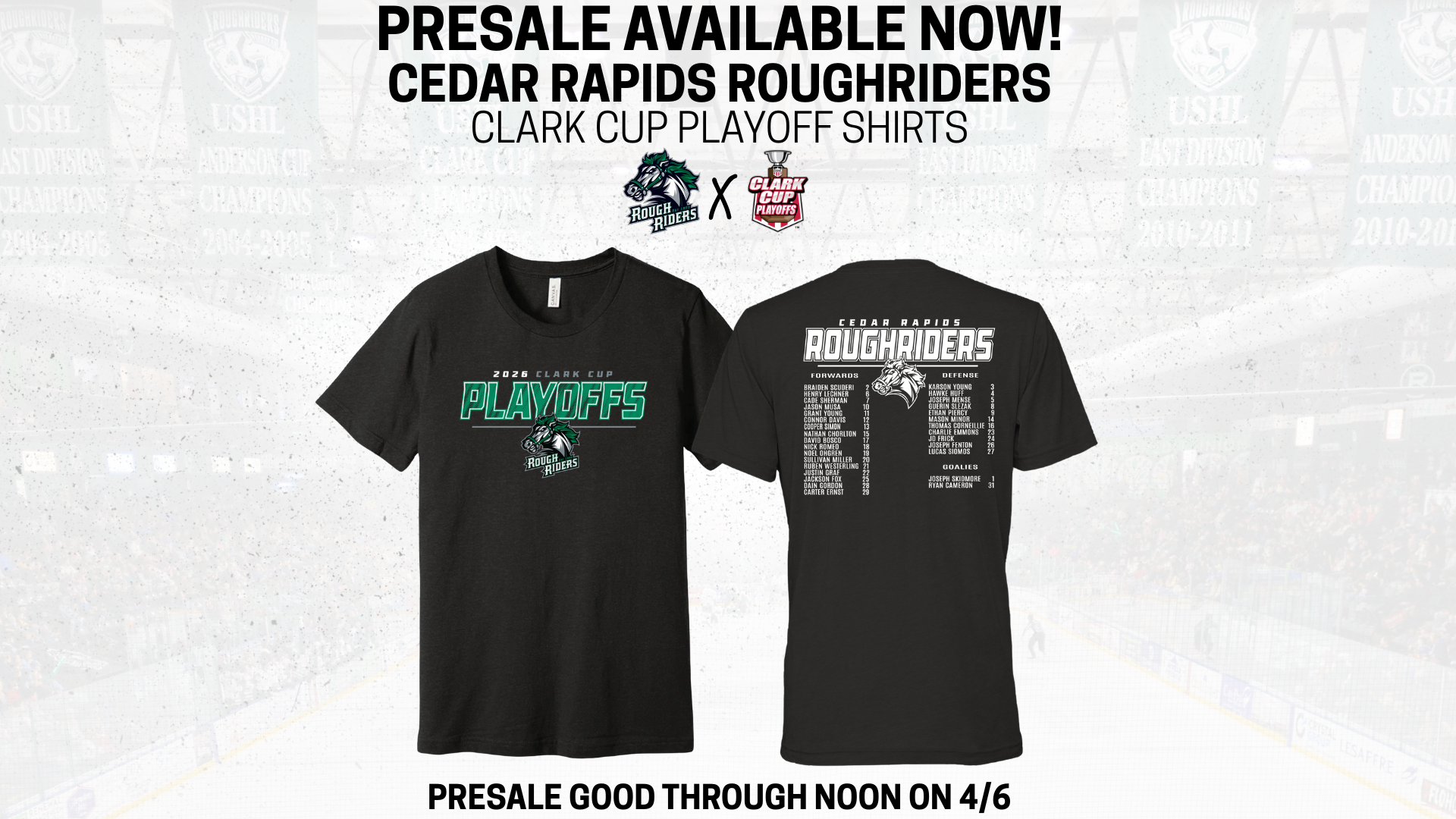 PRESALE: Playoff 25/26 Shirts Cover