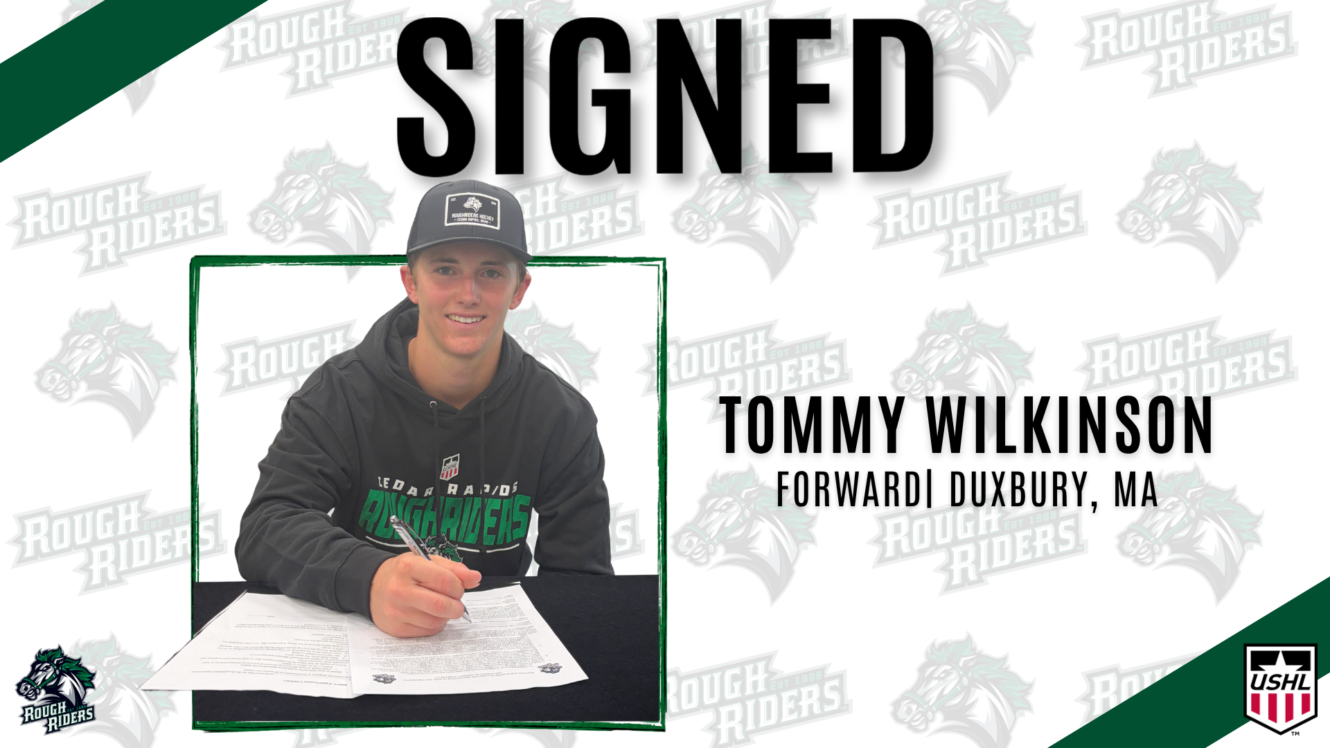 Tommy Wilkinson Signing Cover