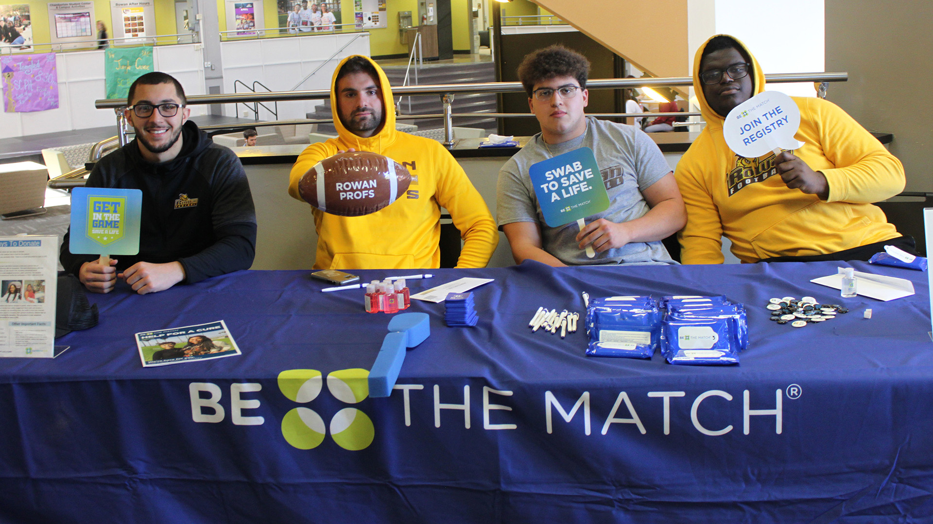 Football Team Registers 296 Potential Bone Marrow Donors in Be The