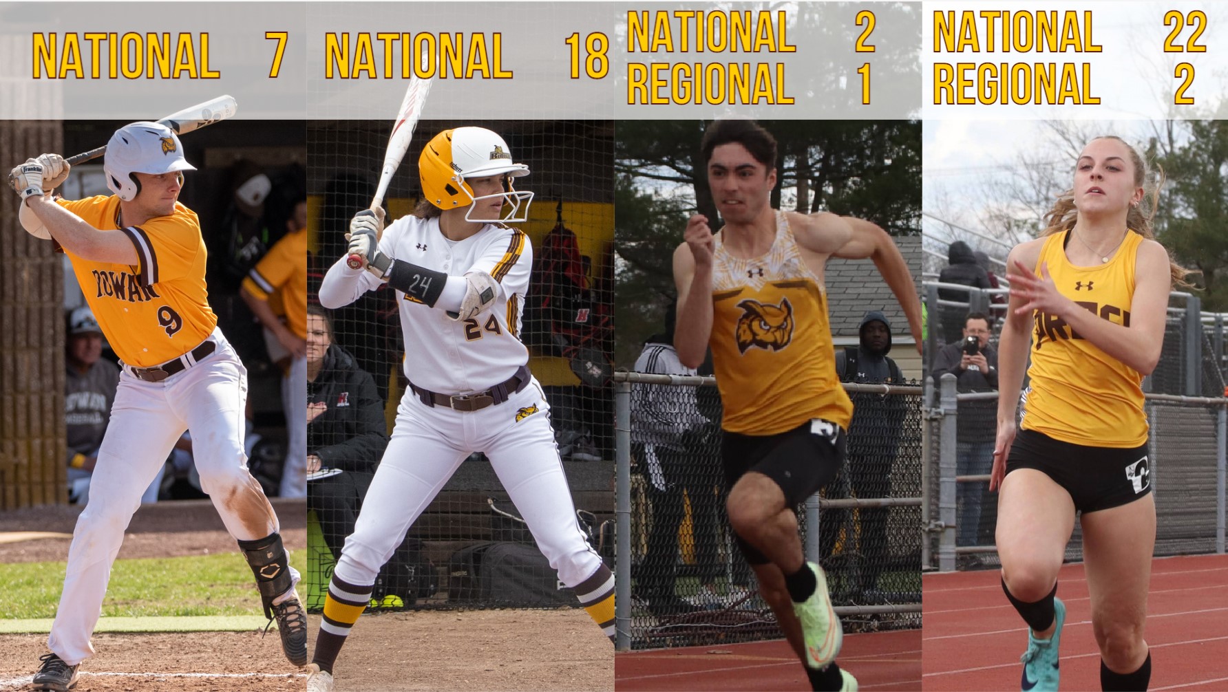 Rowan Rankings Update April 5, 2022 Rowan University Athletics