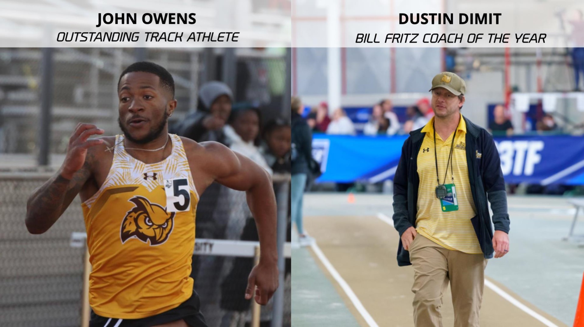 Men's Track & Field Captures Two Top Honors as Bevy of Profs are Named