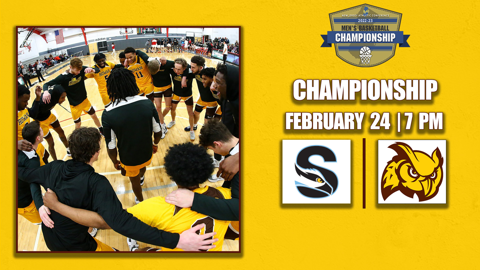 Men's Basketball Seeks NJAC Championship on Friday Night; TopSeeded
