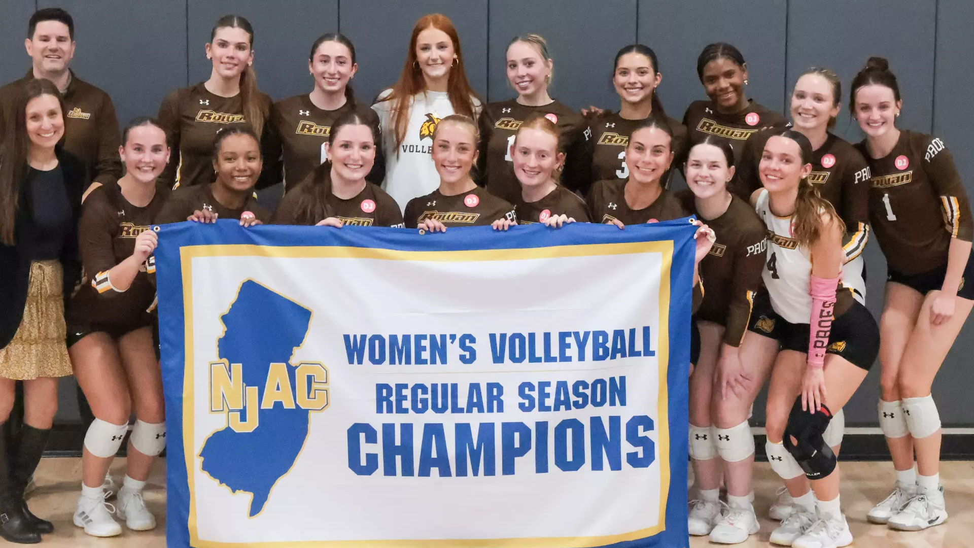 Rowan Volleyball claims the NJAC Regular Season Championship with a win over Montclair State on Tuesday night.