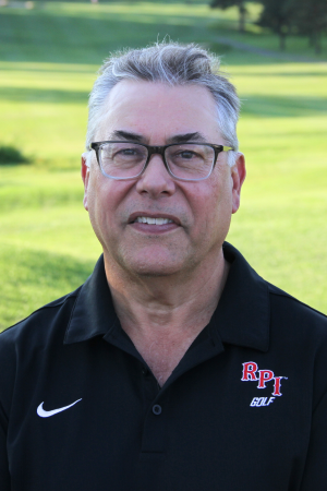 Assistant Coach Matt Clarke of the RPI golf team