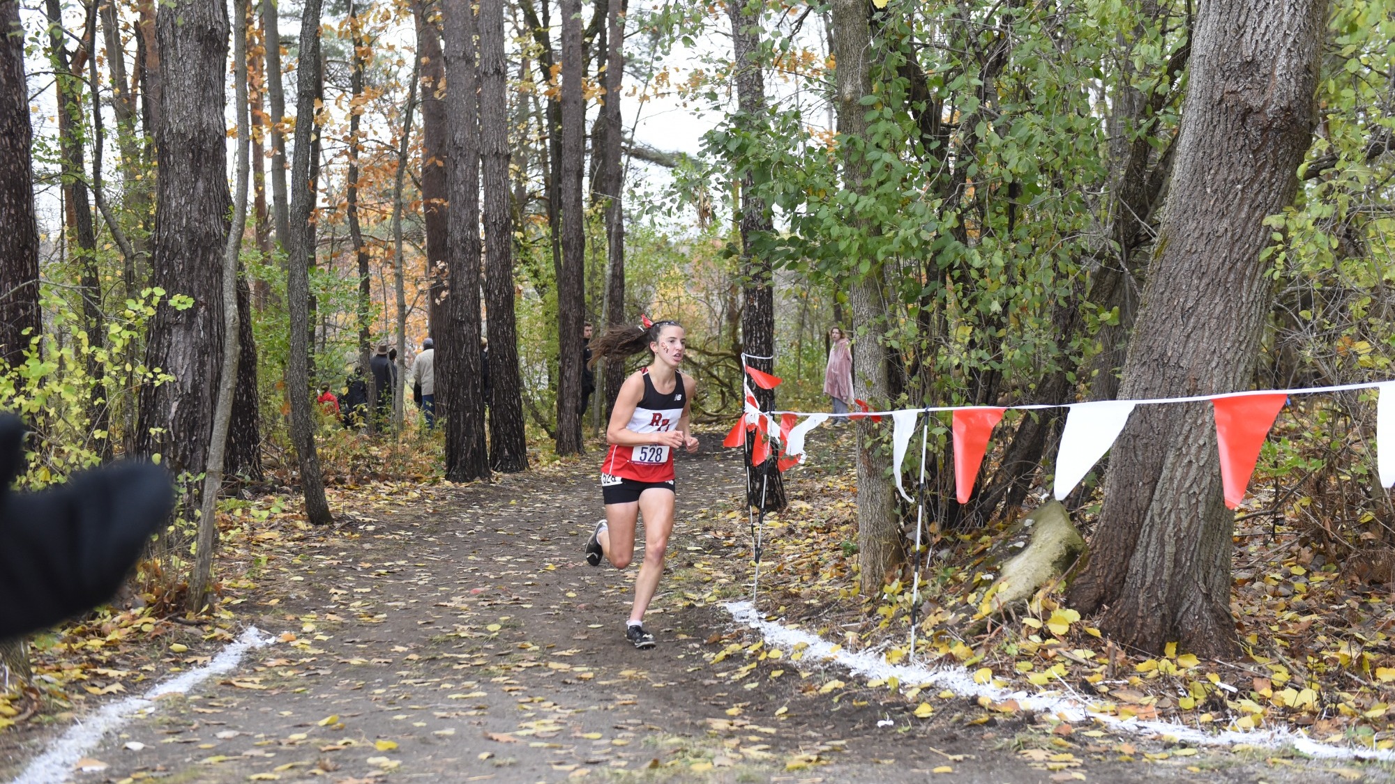 Julianne Bleskoski of The 2025 RPI women’s cross country team at the Liberty League Cross Country Championship in Canton, New York