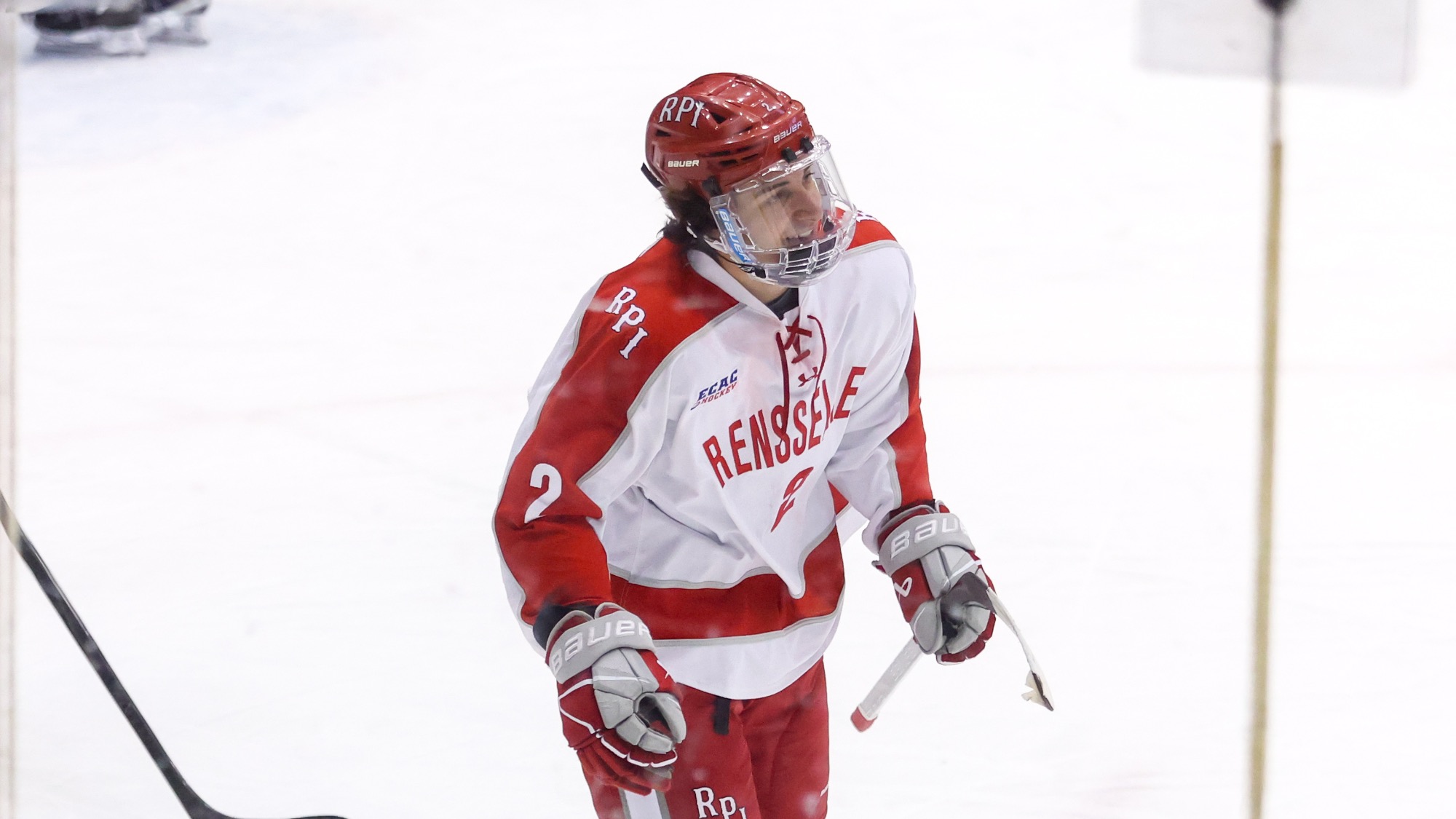 Jimmy Goffredo of RPI Men's Hockey in action versus University of Massachusetts Lowell on Saturday November 15, 2025 in Troy, NY.