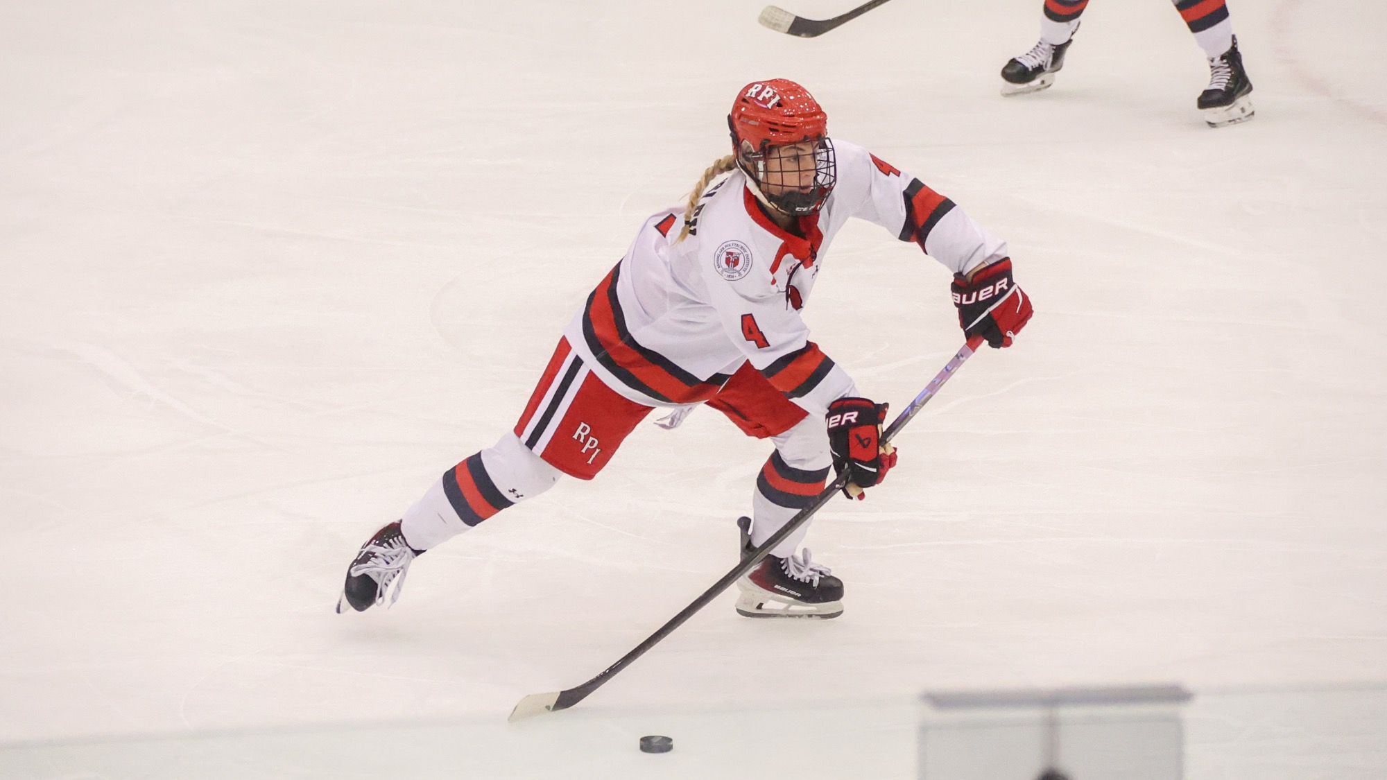 Charlotte Wensley of RPI Women’s Ice Hockey in action versus Cornell on Saturday, November 22, 2025 in Troy, New York. 