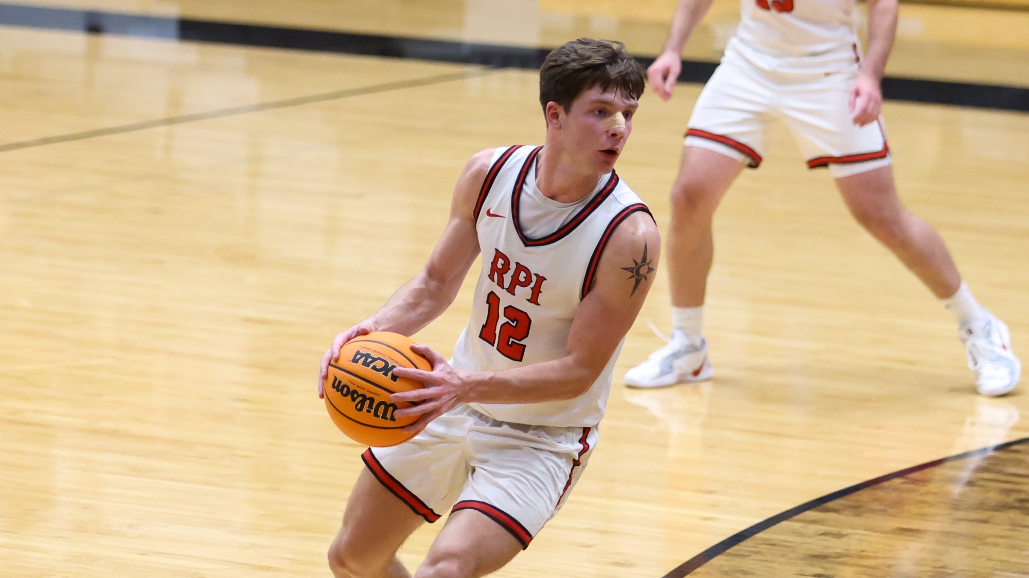 Kellen Driscoll of RPI Men's Basketball in action versus Cobleskill on Tuesday, November 26, 2025 in Troy, New York.