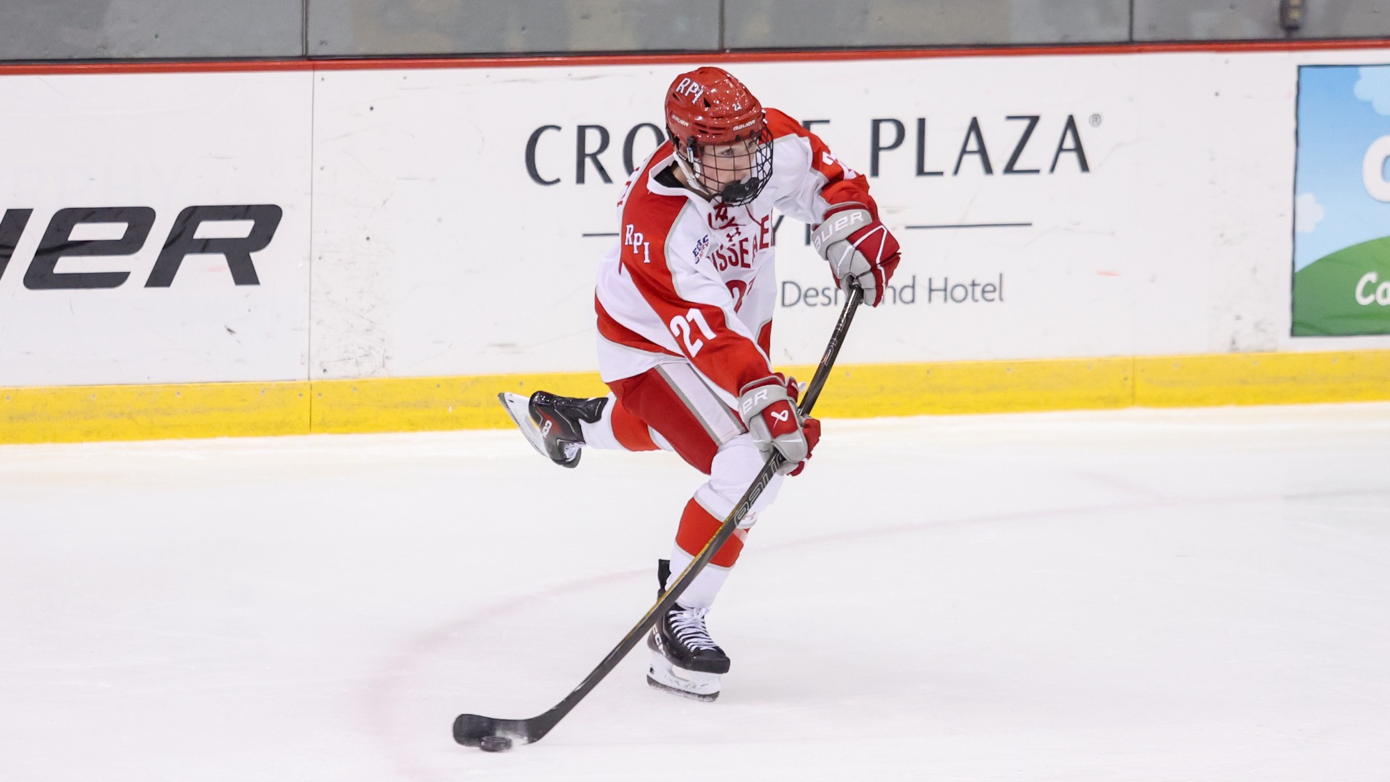 Matt Buckley of RPI Men's Hockey in action versus Saint Lawrence on Friday, November 7, 2025 in Troy, NY.