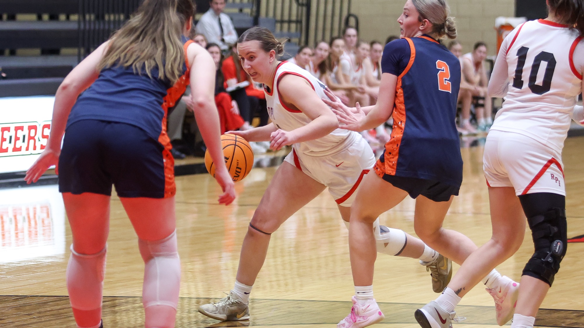 Danielle Strauf of the RPI Women's Basketball team in action versus Utica on Monday, December 1, 2025 in Troy, New York.