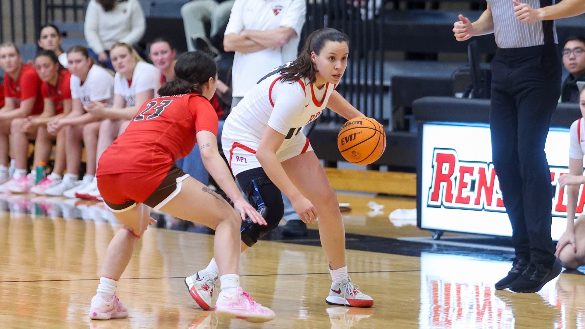 Siena Smith Brooke Boyle of RPI Women’s Basketball in action versus St. Lawrence on Saturday, December 6, 2025 in Troy, New York. 