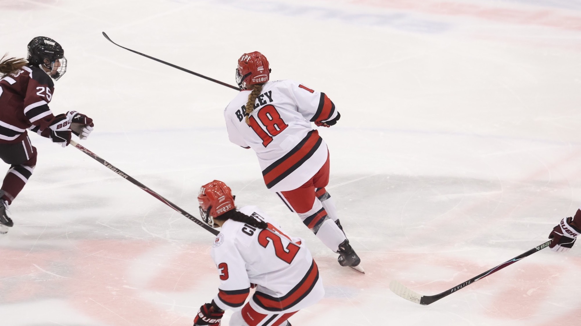 Georgia Bailey of RPI Women’s Ice Hockey in action versus Union on Friday, November 7,2025 in Troy, New York.