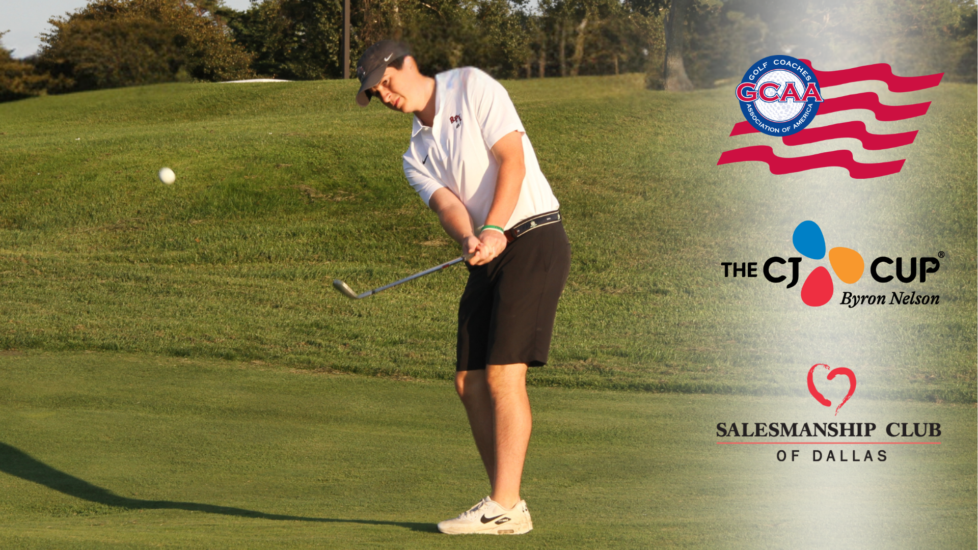 Graphic for Matt Buckley of RPI golf team being named a finalist for the 2025 GCAA Byron Nelson Award