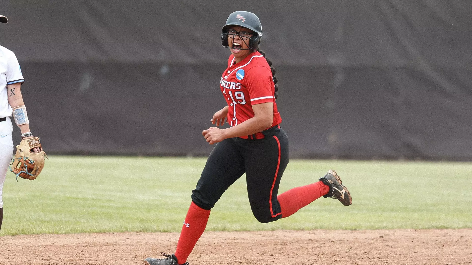 Addison Shaffer of RPI softball in action against Tufts in the NCAA Division III Championship tournament on May 15, 2025 in Glassboro, NJ