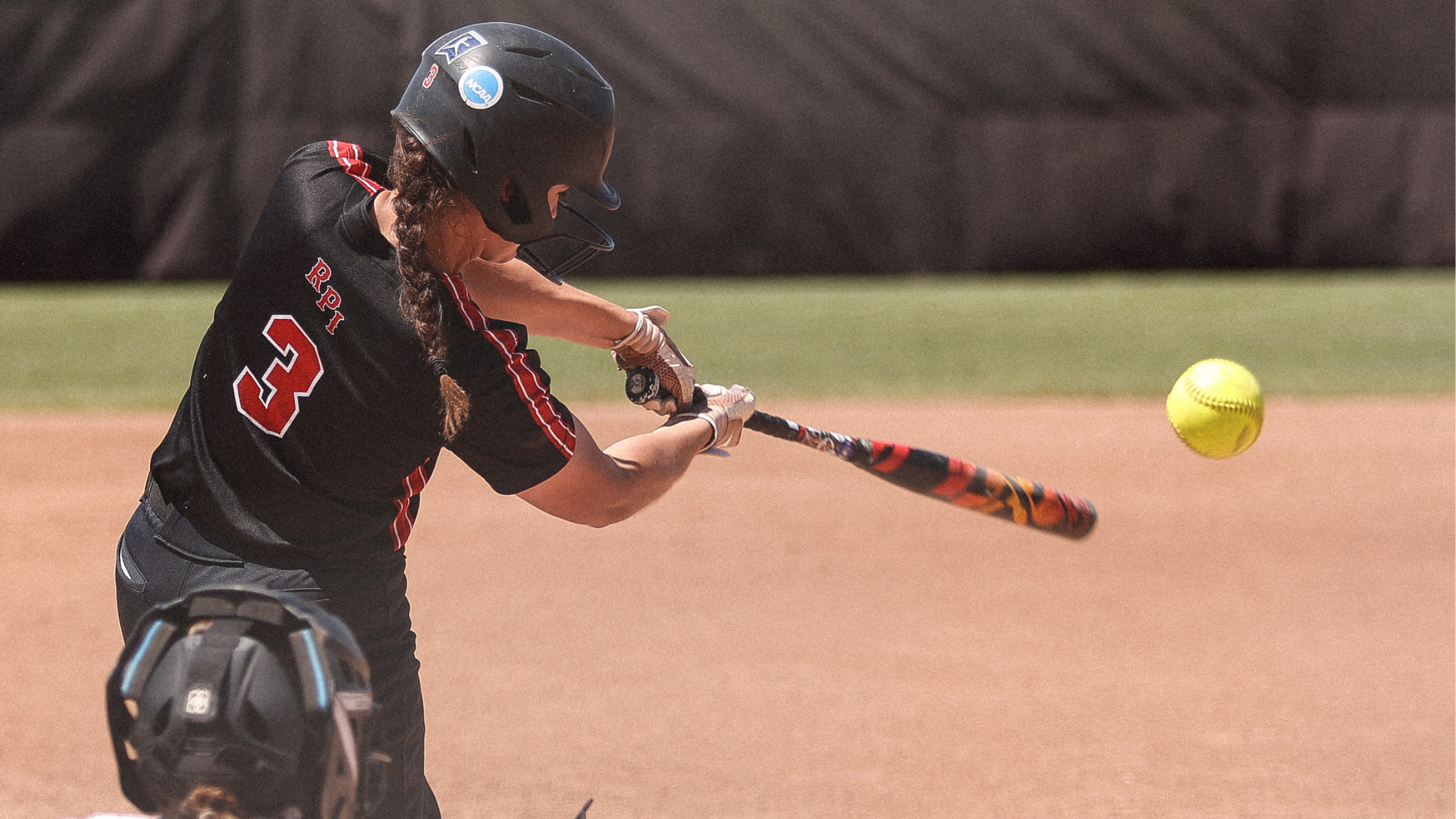 Sydney Speanburg of RPI softball in action against Cortland in the NCAA Division III Championship tournament on May 17, 2025 in Glassboro, NJ