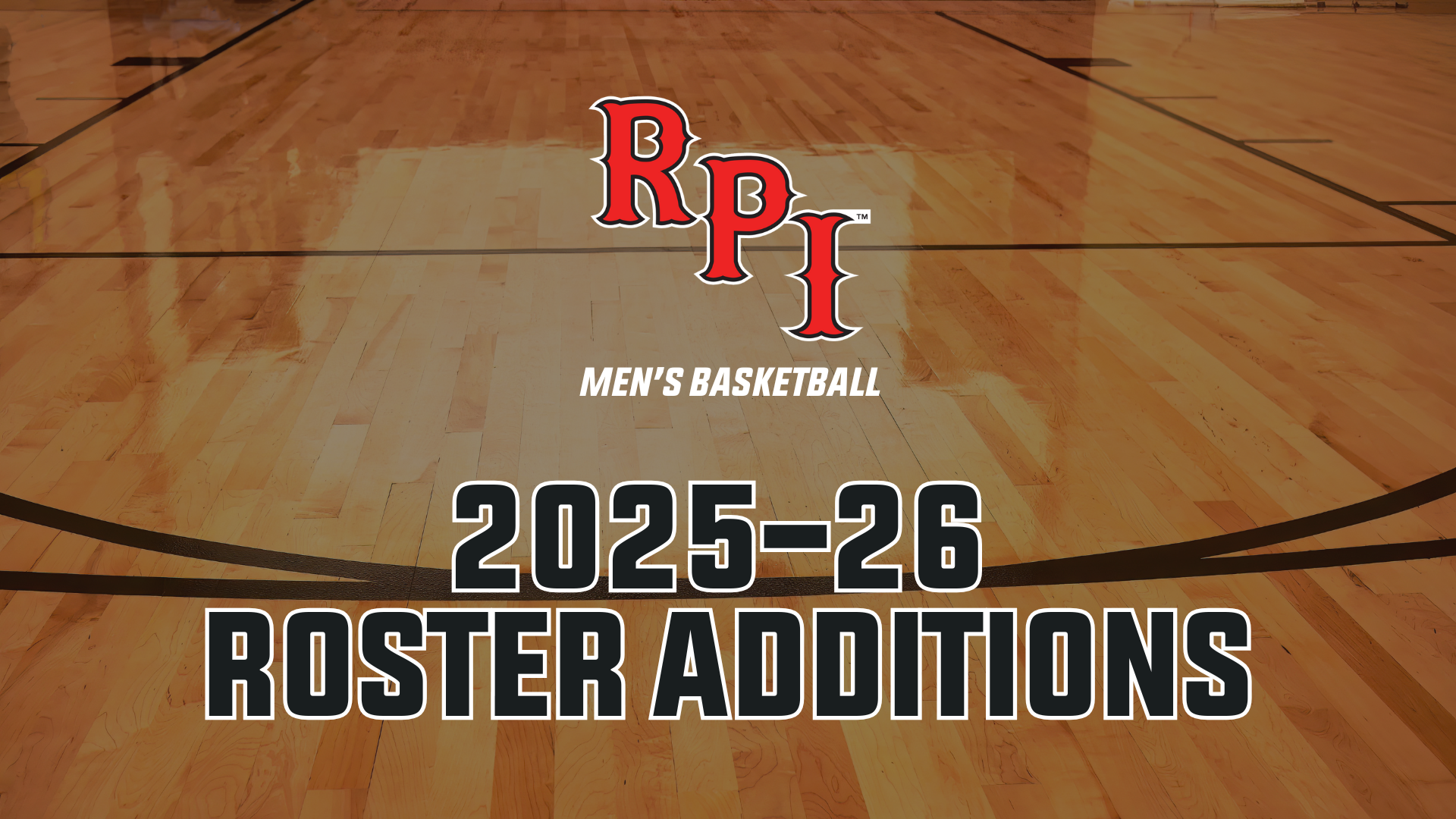 Graphic for 2025-26 men's basketball new roster additions