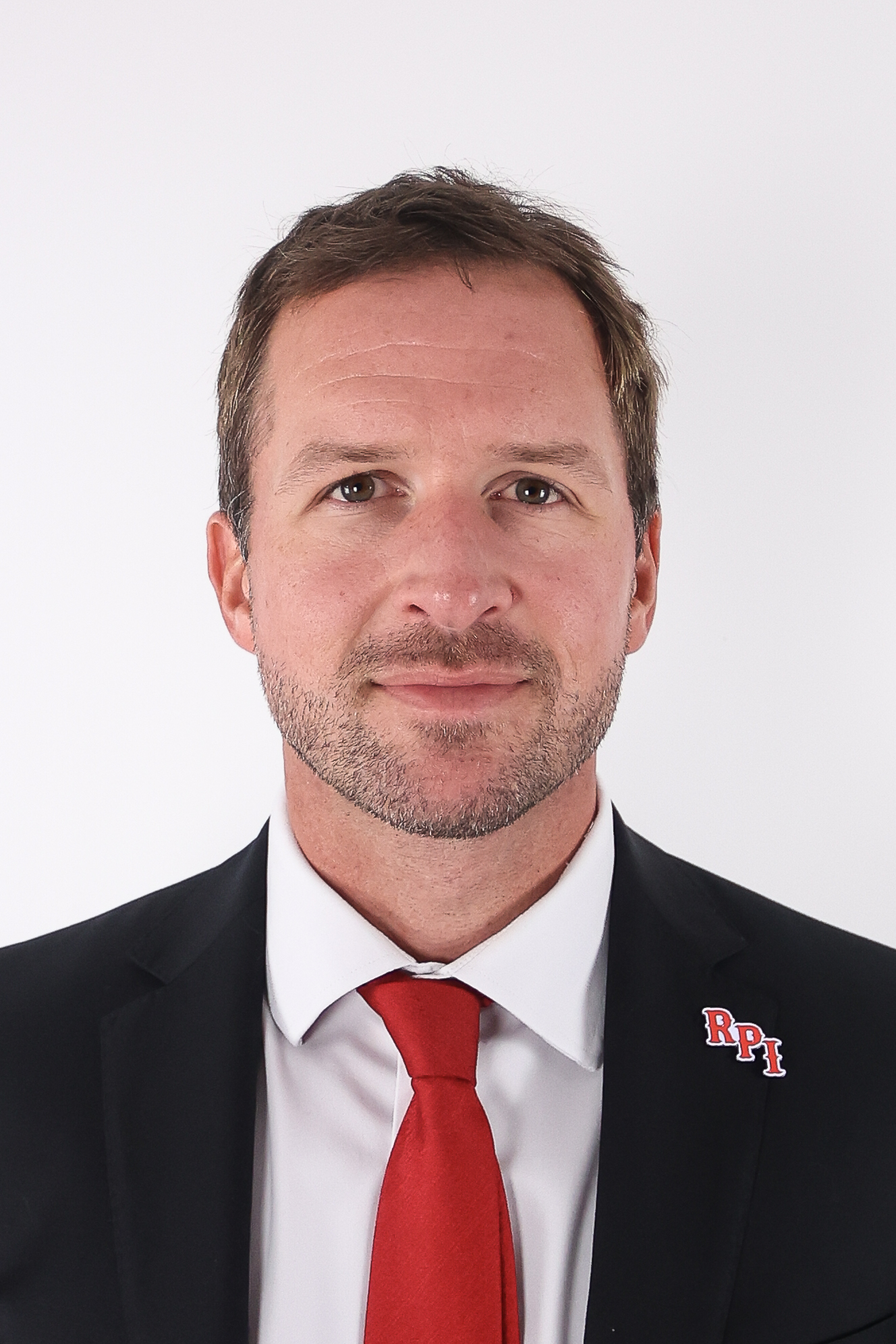 Mathias Lange of the 2025 RPI Men's Hockey coaching staff.