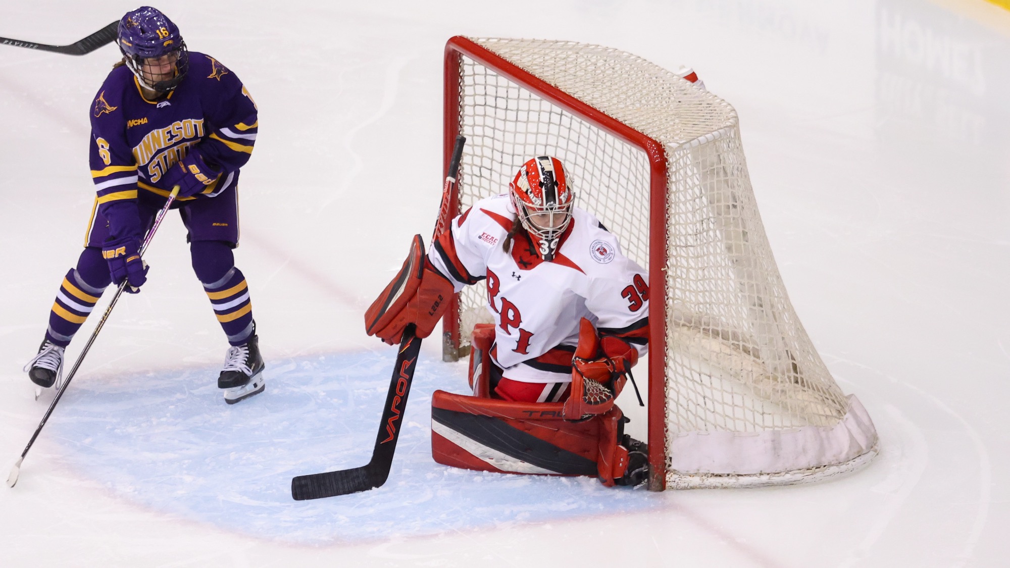Reese Keating of RPI women’s hockey in action versus Minnesota State on Friday, September 19, 2025 in Troy New York. 