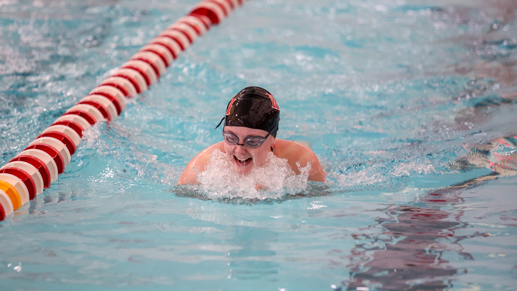 Women’s Swimming and Diving in action at the Kumpf Invitational on Saturday, January 17, 2025 in Troy, New York.