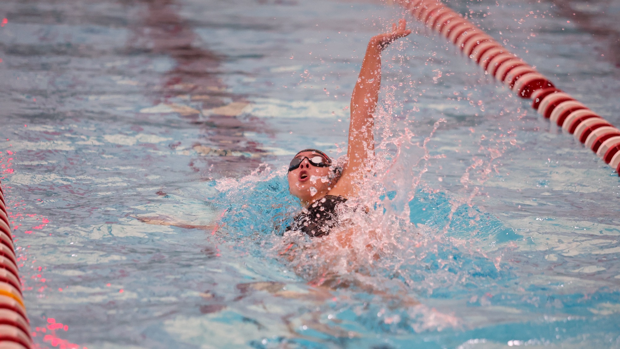 Women’s Swimming and Diving in action at the Kumpf Invitational on Saturday, January 17, 2025 in Troy, New York.