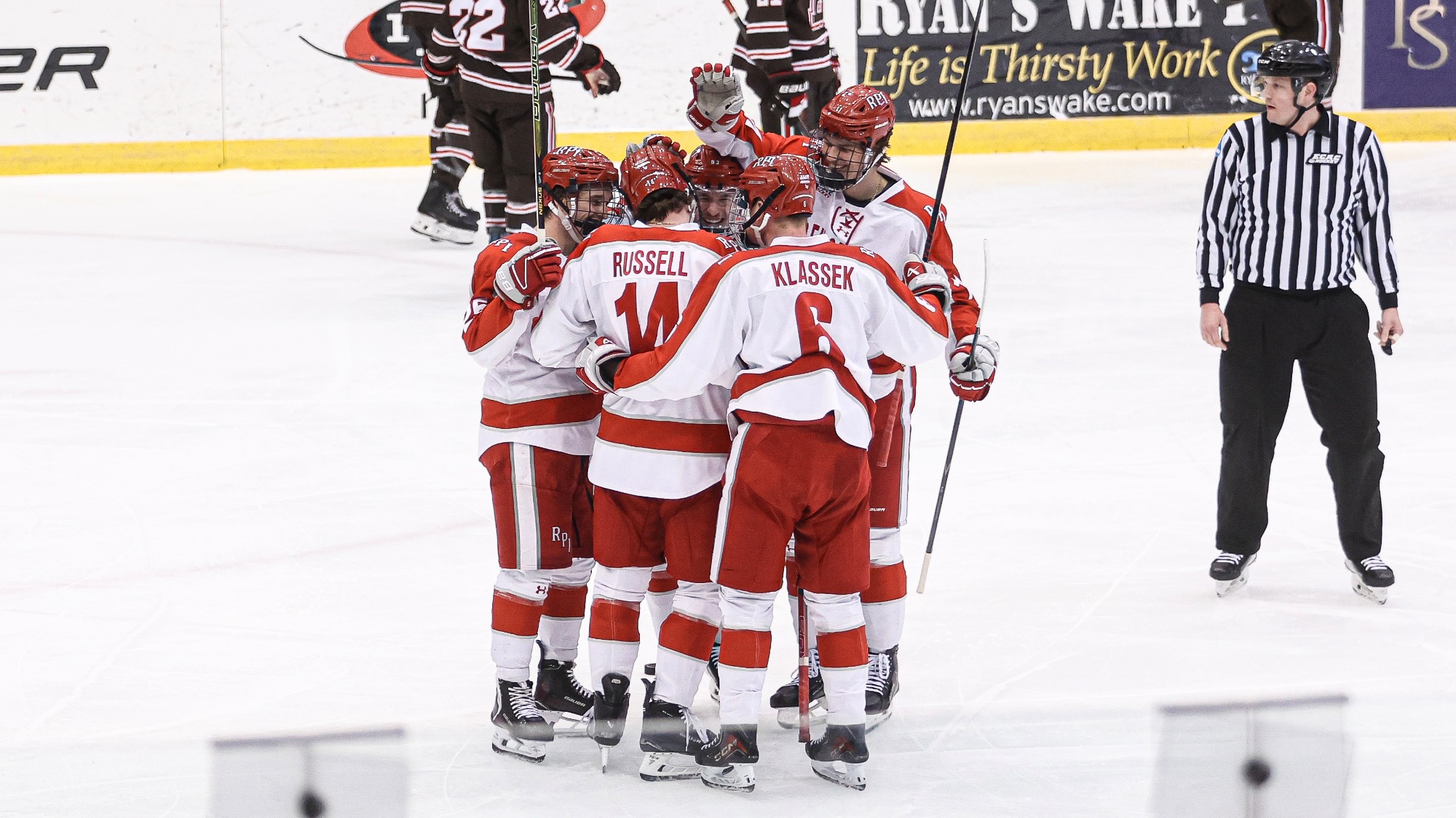 RPI Men’s Hockey in action versus Brown on Saturday, January 17, 2025 in Troy New York. 