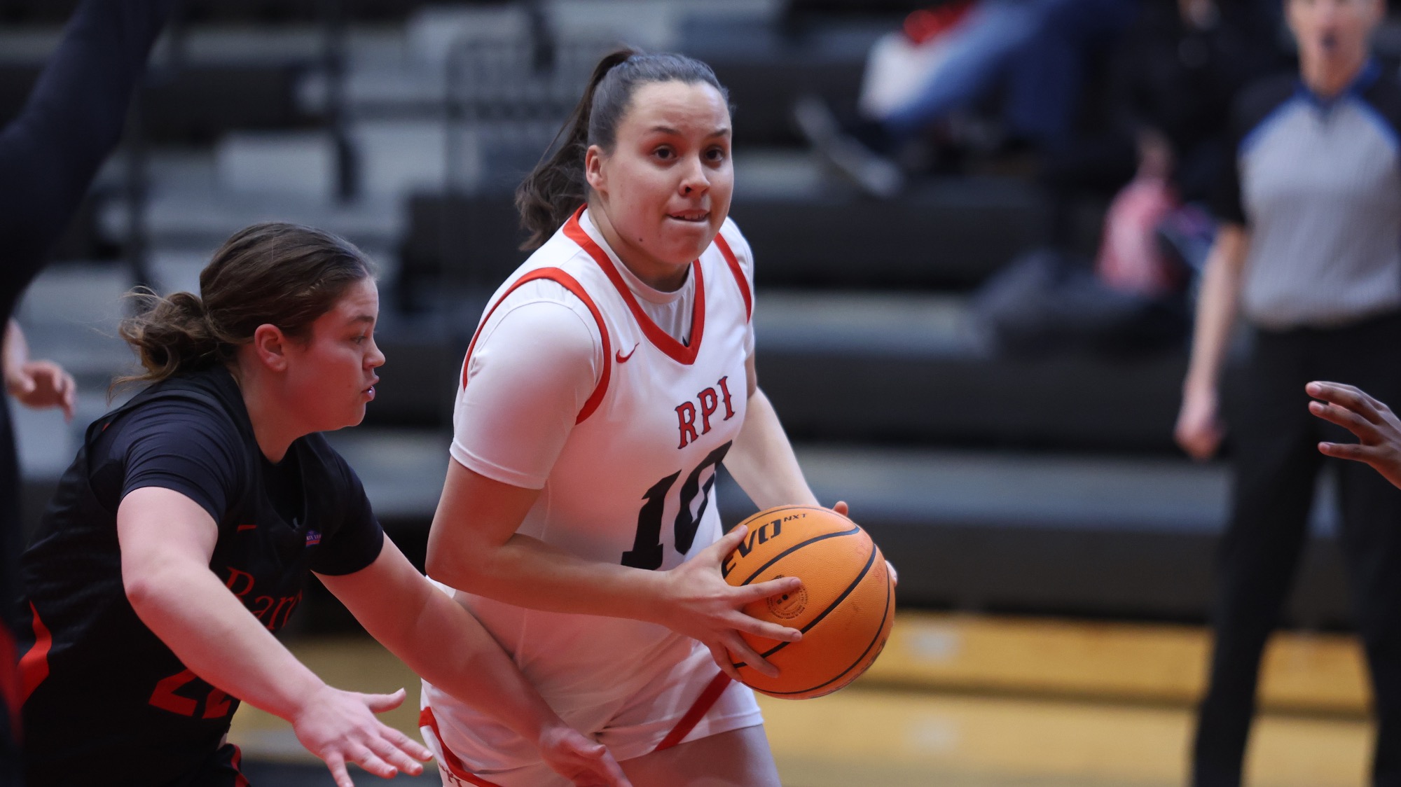 Siena Smith of the RPI Women’s Basketball team in action versus Bard on Saturday, January 3, 2025 in Troy, New York. 